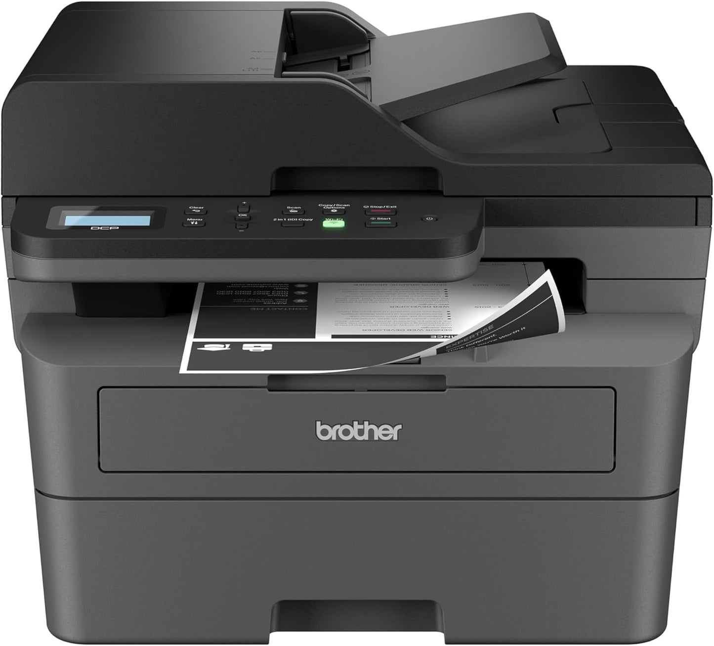 Wireless Monochrome Laser Printer: Duplex, Mobile, Easy | Brother