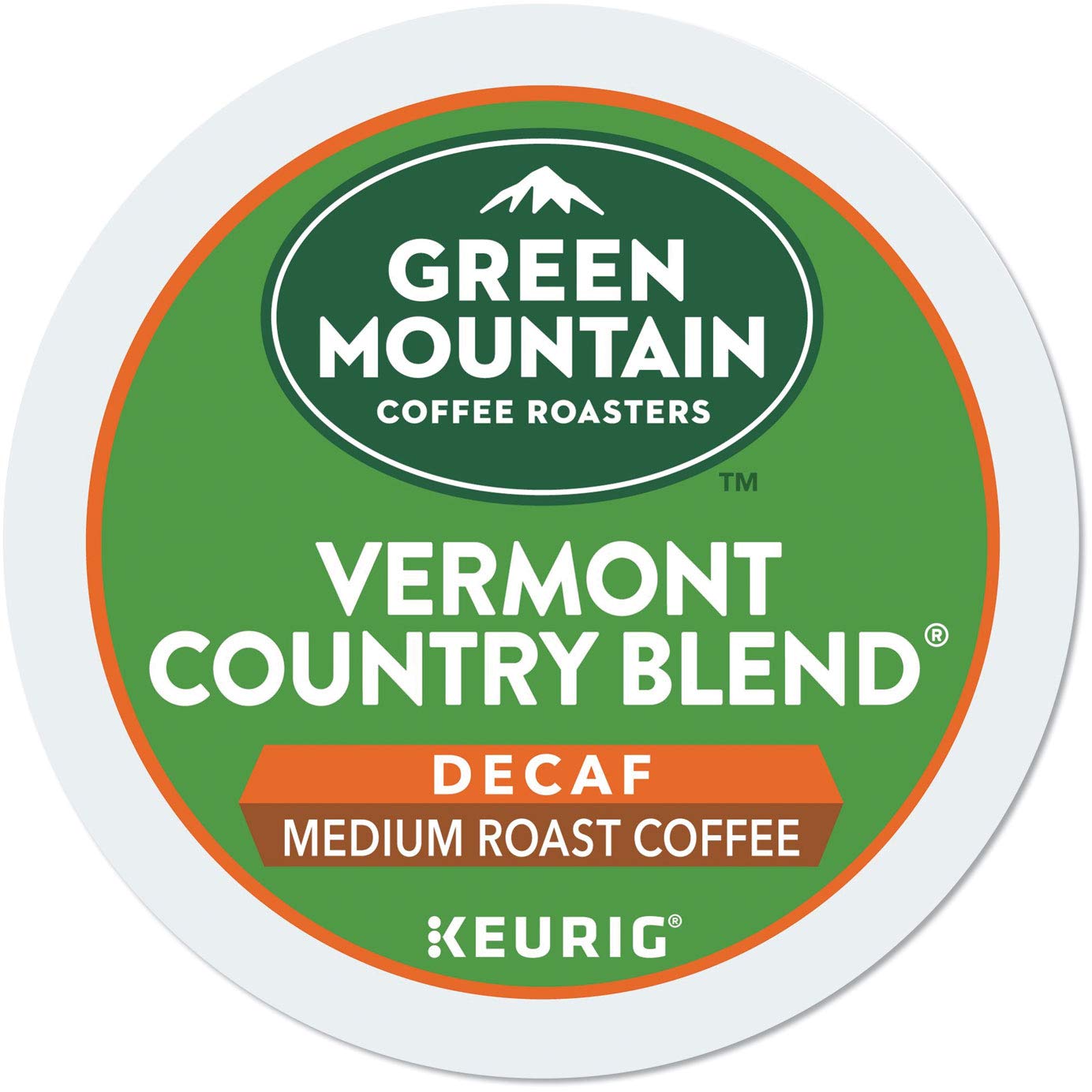 Green Mountain Coffee Vermont Country Blend Decaf, 24-Count