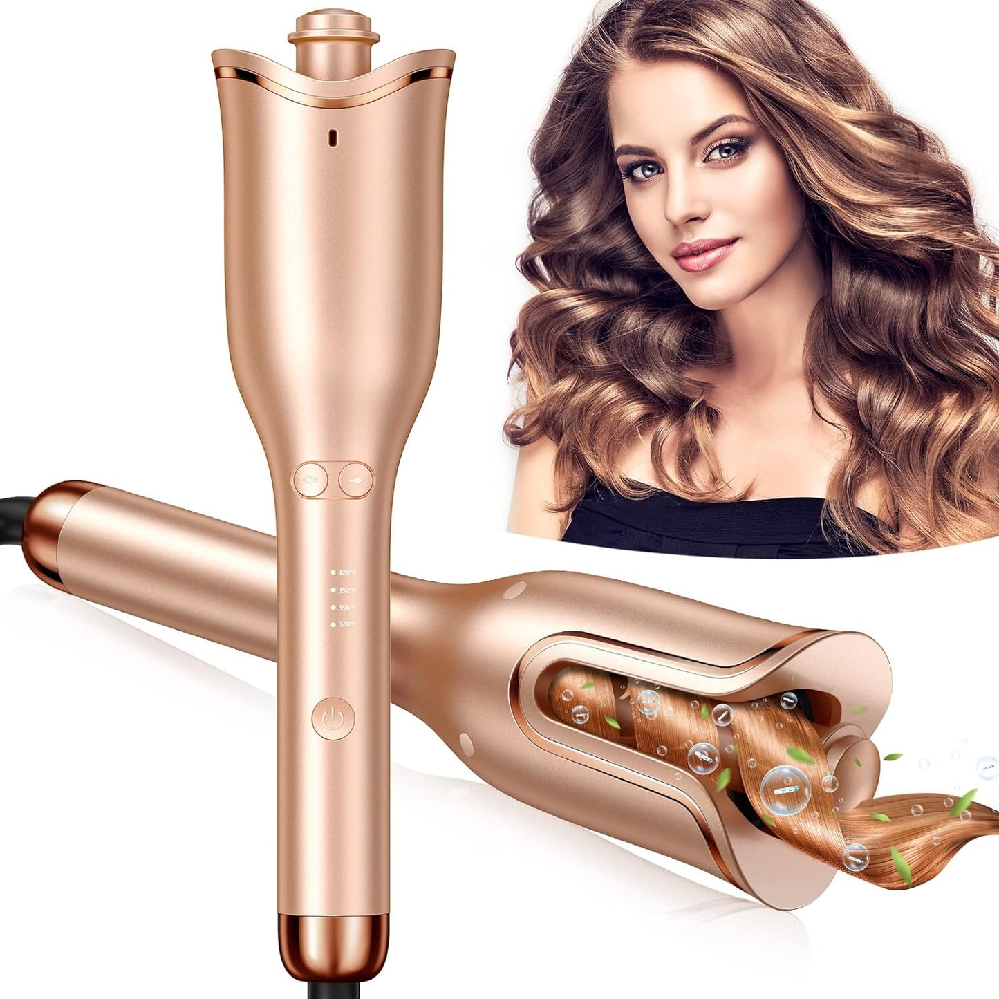 Follexmoe Anti-Tangle Auto Curler: Effortless Curls