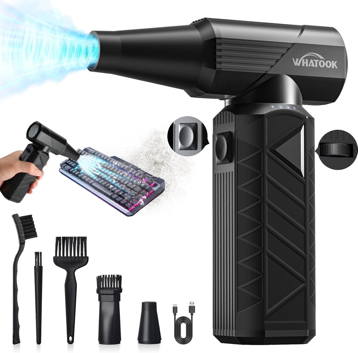 High-Speed Electric Air Blower for Precision Cleaning