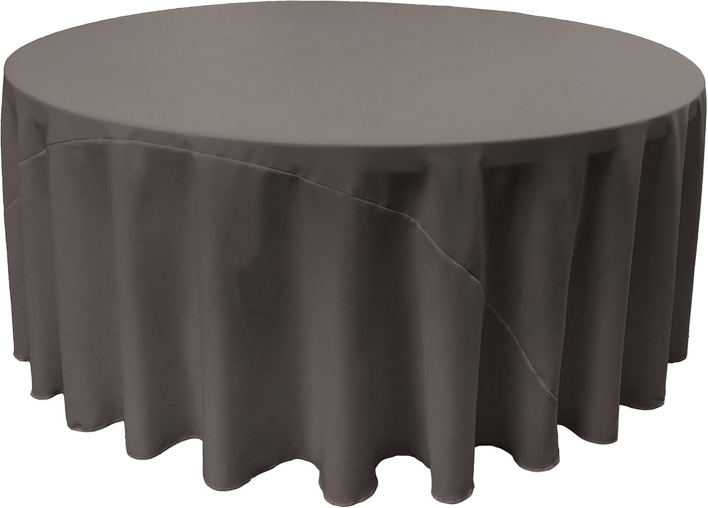 LA Linen Polyester Poplin Round Tablecloth for Elegant Events