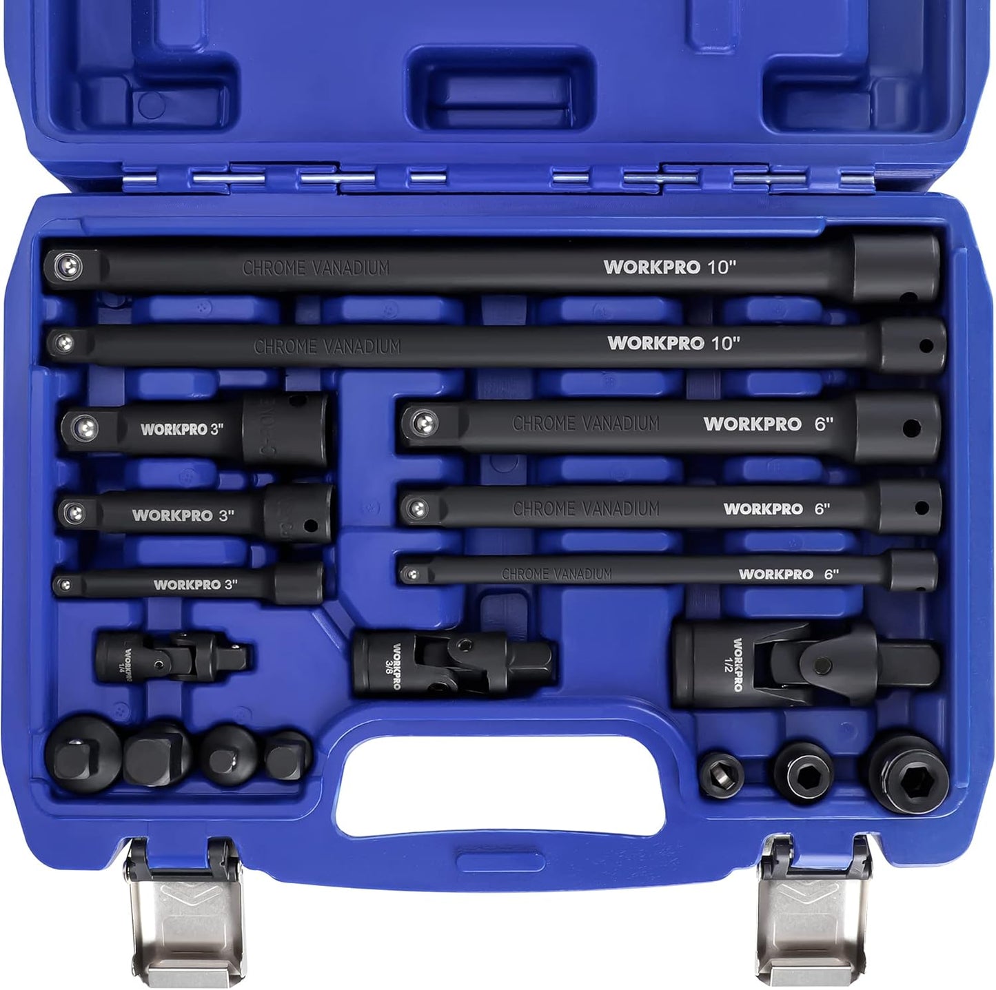 WORKPRO 18-Piece Impact Socket Extension Set for Every Task