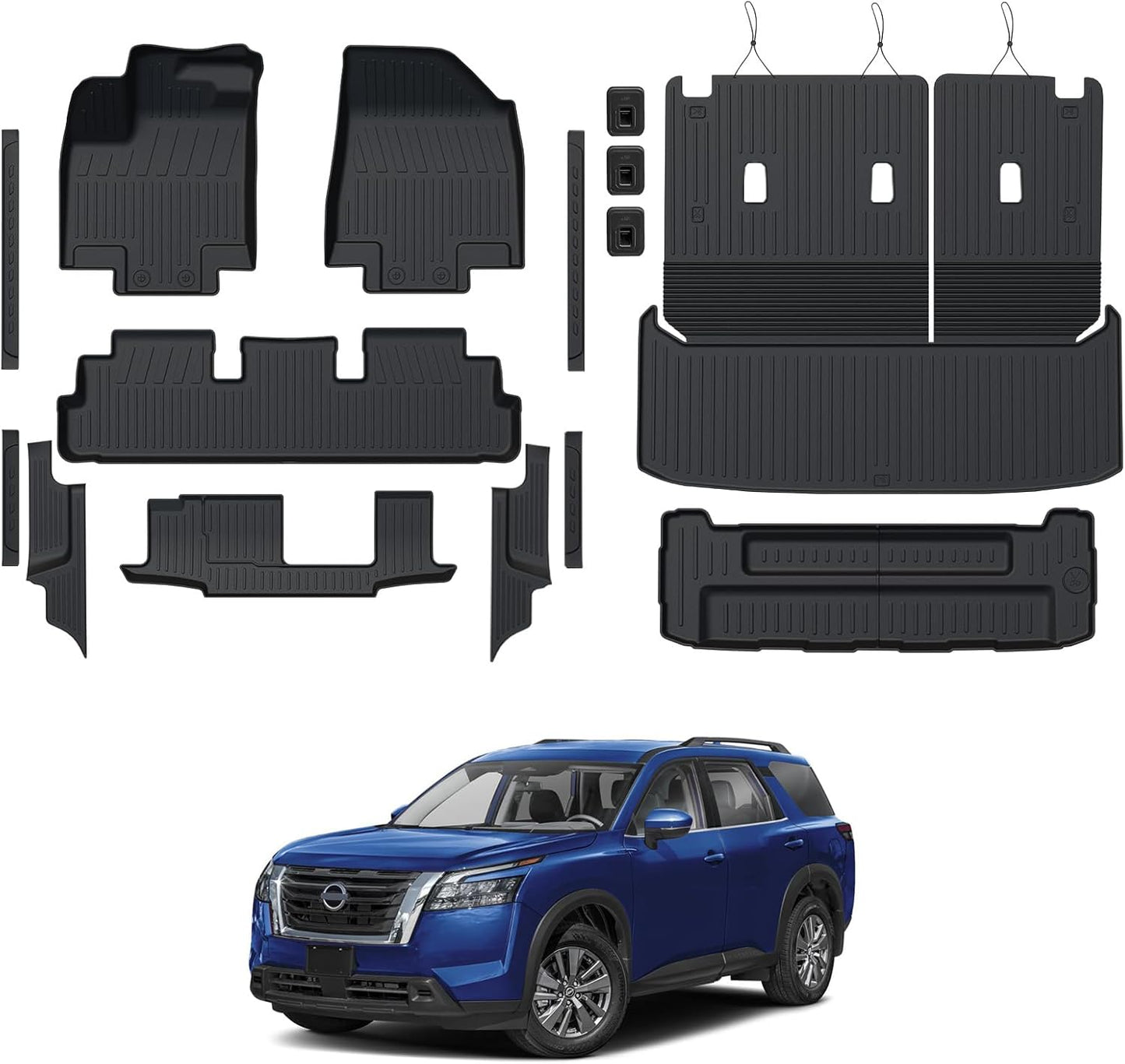 Custom Fit Floor Mats Set for 2022-2025 Nissan Pathfinder