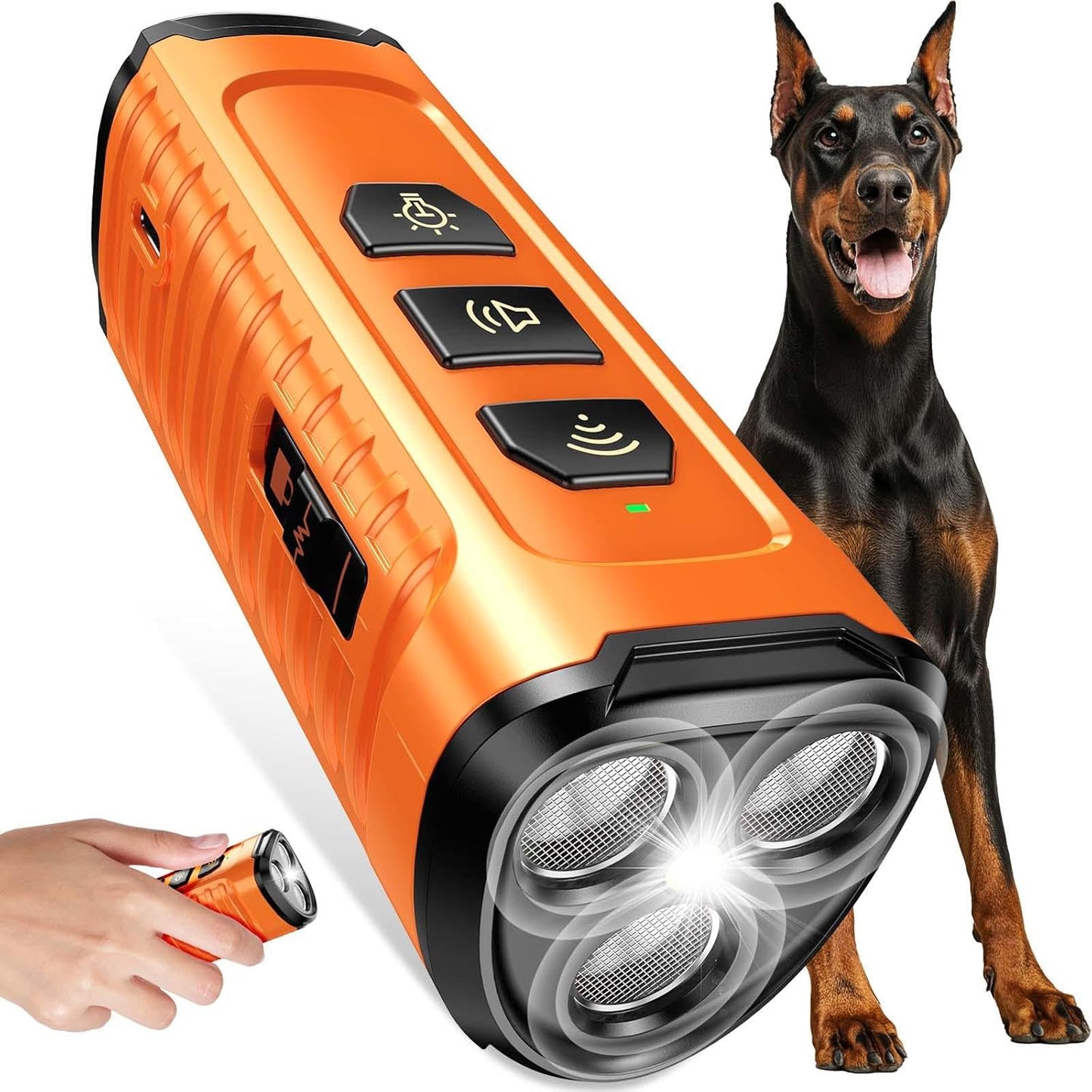 Dog Bark Deterrent Device with 5 Modes for Effective Control