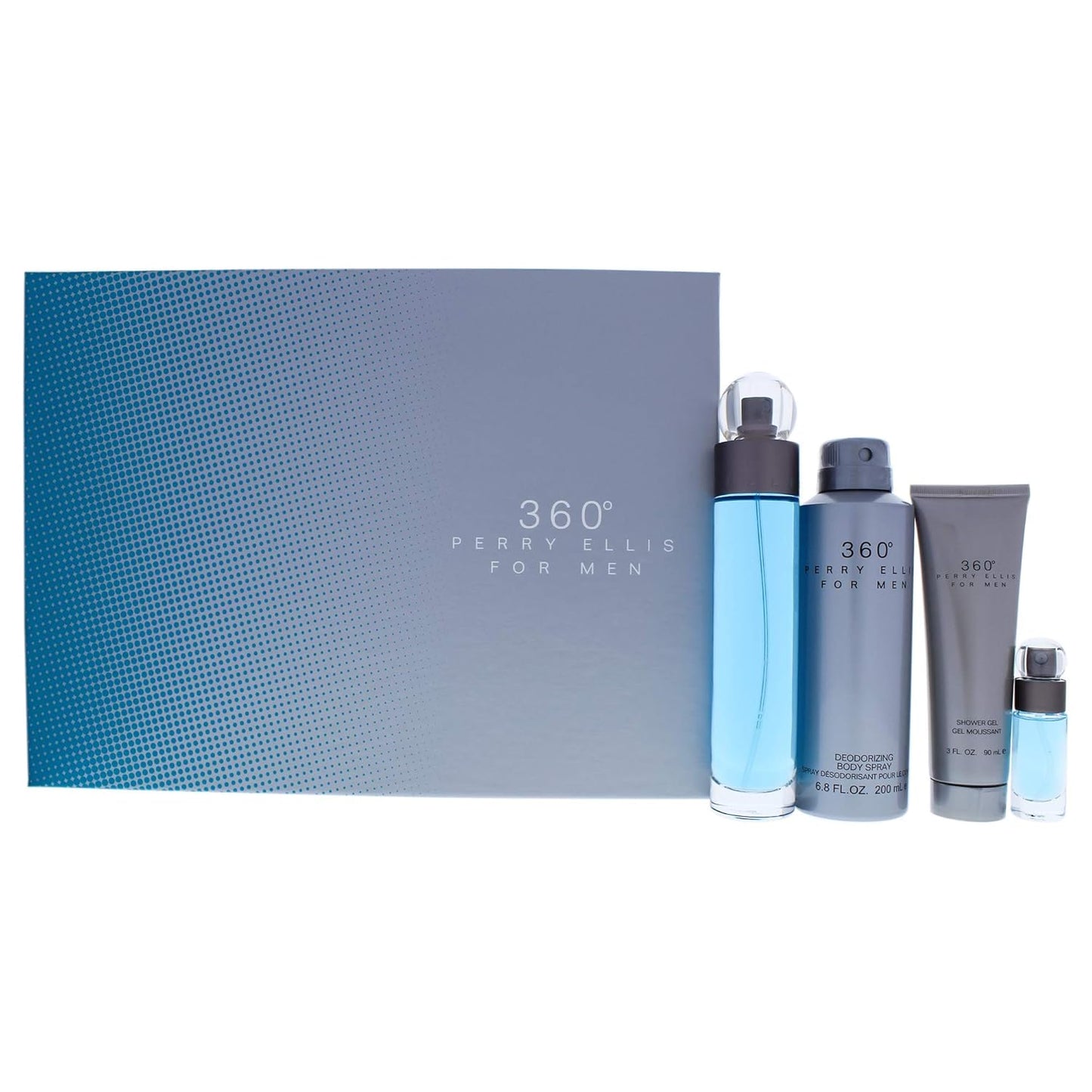 Perry Ellis 360 Gift Set for Men - Fragrance and Grooming Essentials