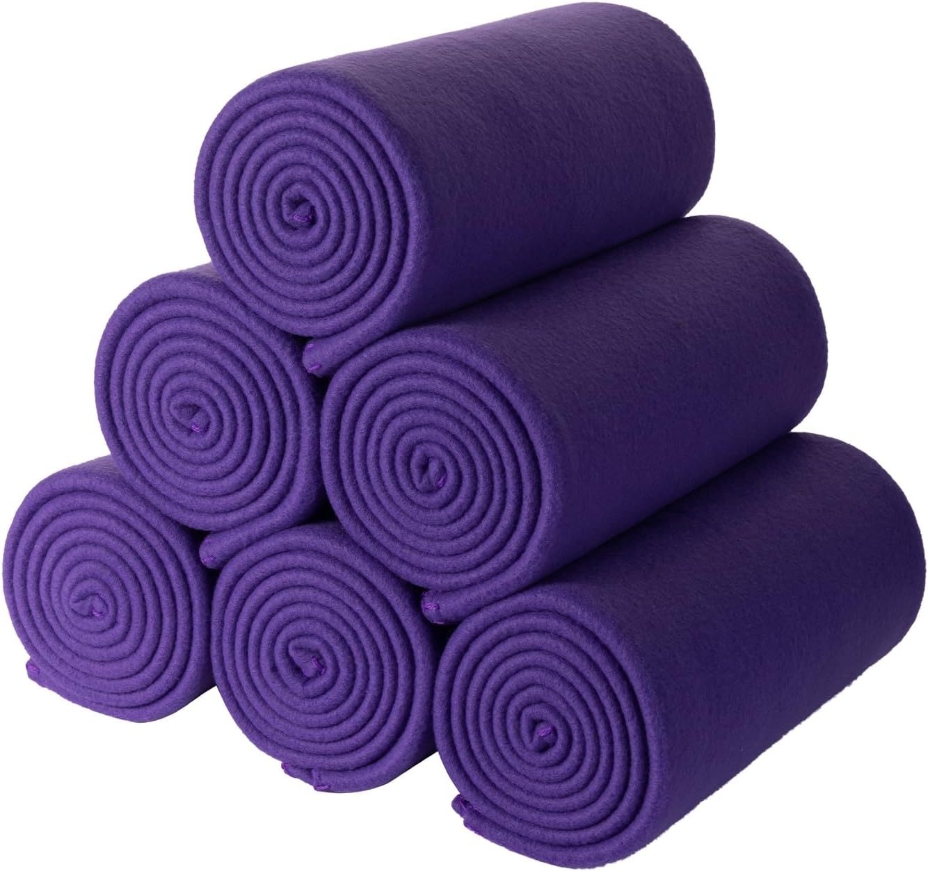 CAI TENG Fleece Throw Blanket Pack of 6 Cozy Travel Blankets