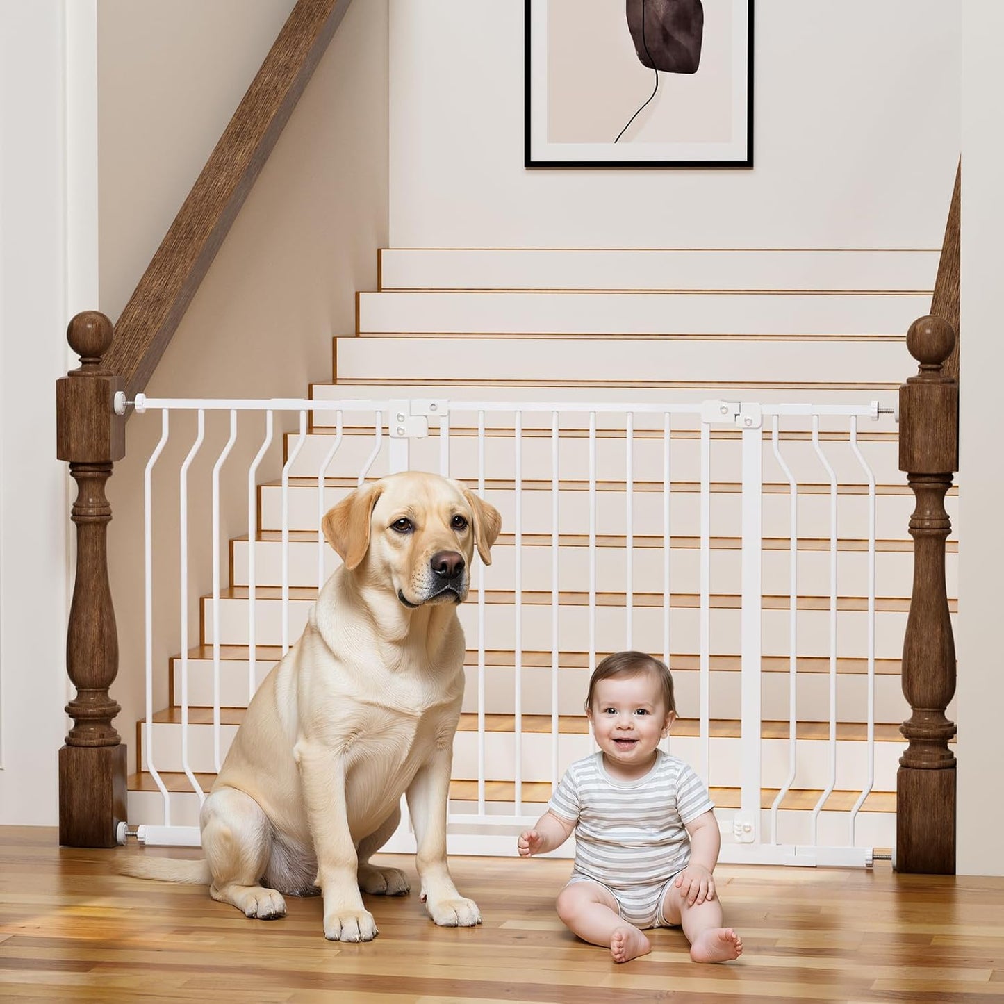 29-53 Inch Baby Gate for Stairs - Safety Essentials for Kids