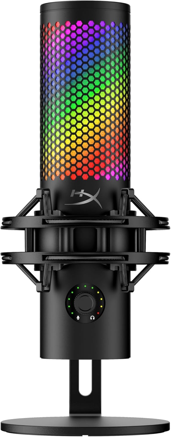 HyperX QuadCast 2 S USB Microphone for Streaming and Podcasting