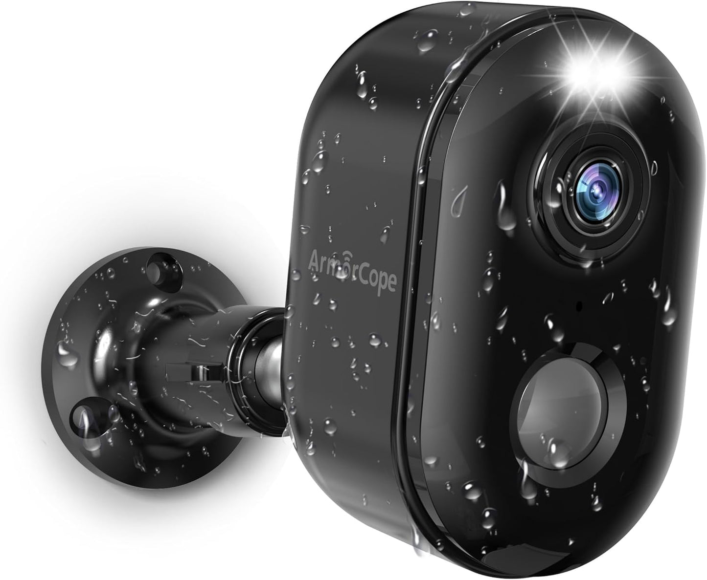 Armorcope 2k Wireless Security Cam: Color Night Vision, AI Detection