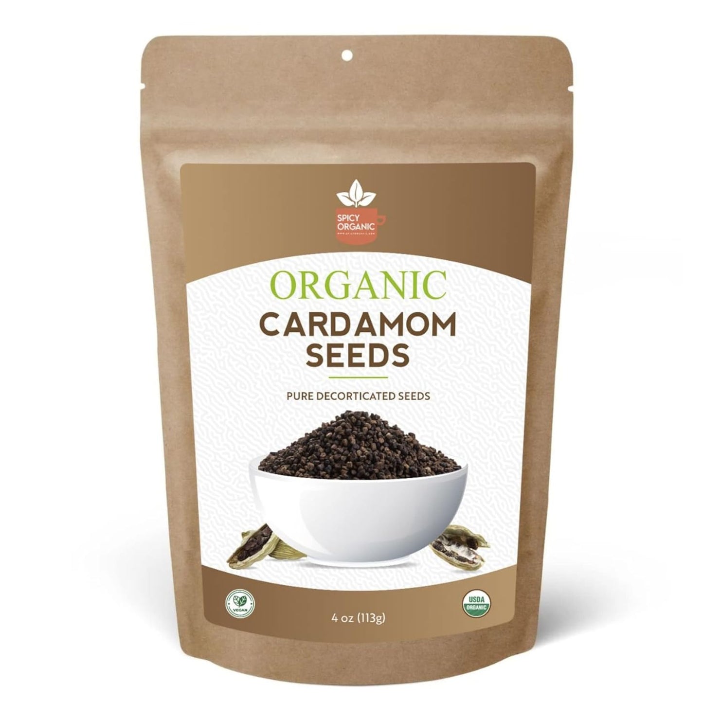 Decorticated Organic Cardamom Seeds for Flavorful Dishes