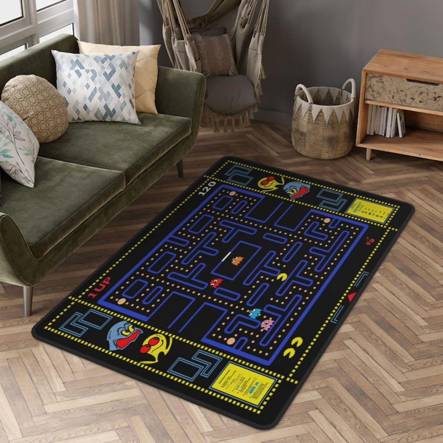Retro Arcade Fun Rug for Modern Homes - 2' x 3'