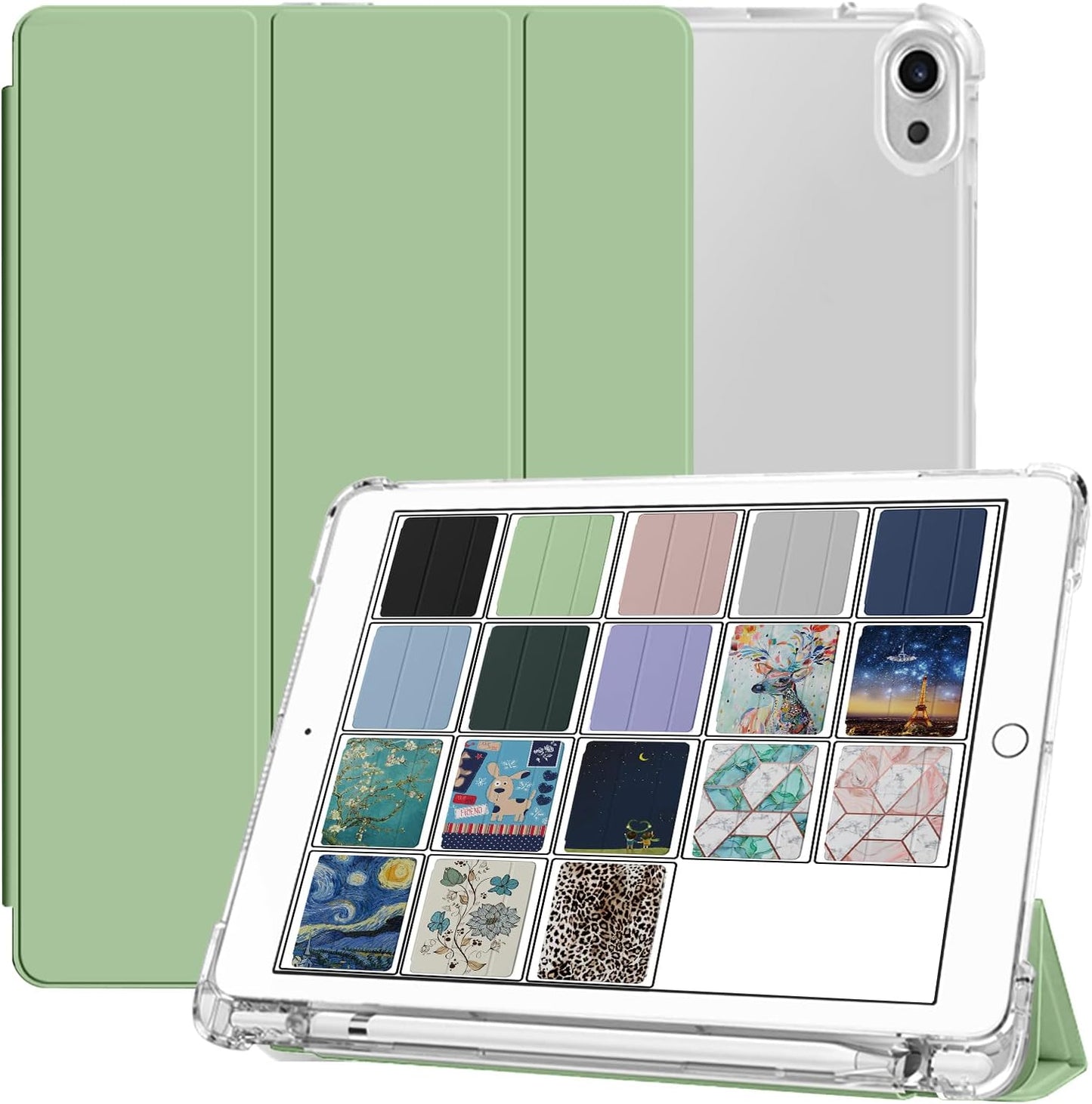 DuraSafe Cases for iPad Air 5th 4th 6th 11th - Green TPU Cover