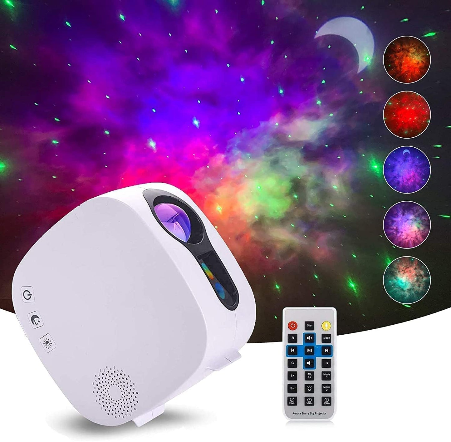 Galaxy Nebula Projection with Bluetooth Speaker! Illuminate Your Space!