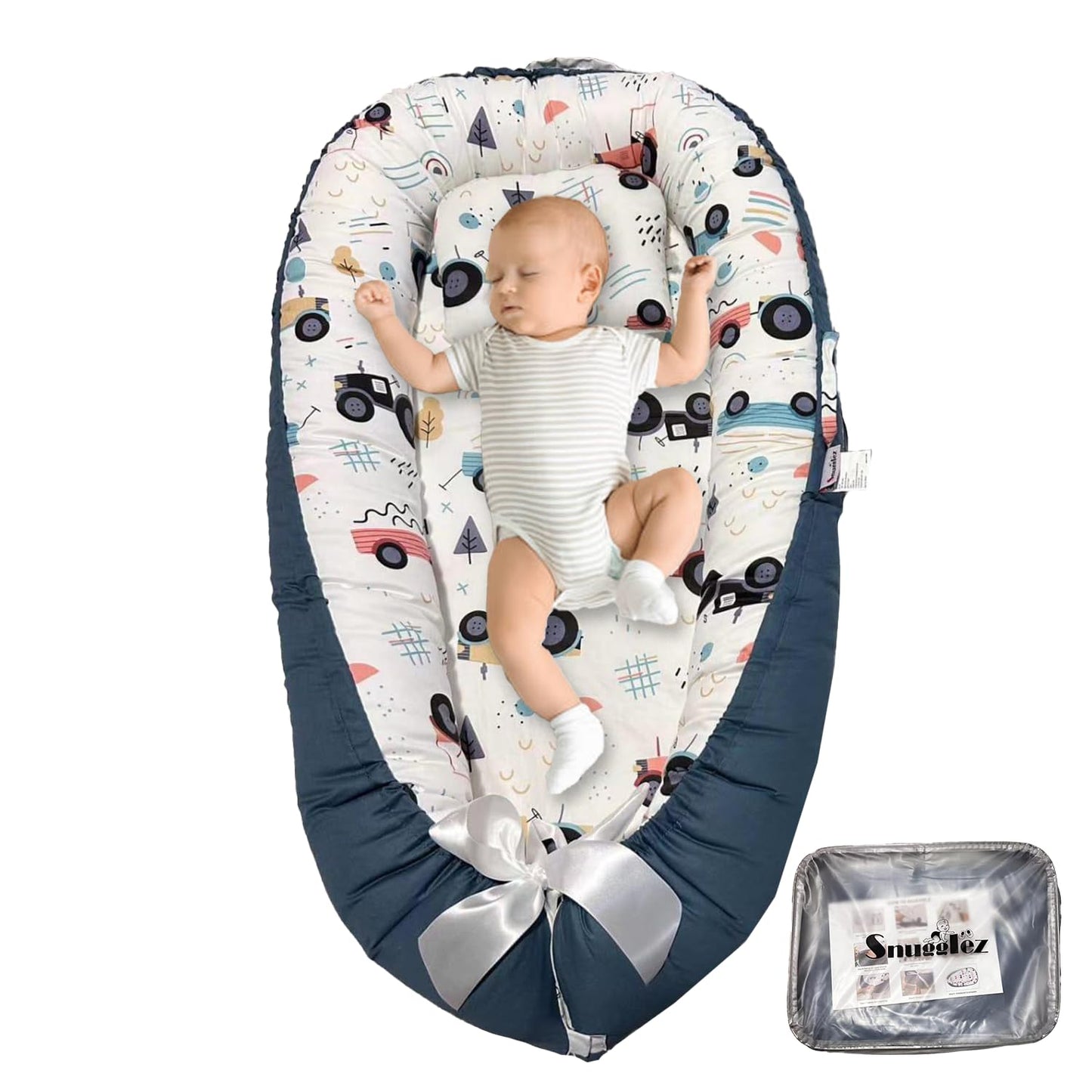 Breathable Cotton Baby Lounger - Snugglez