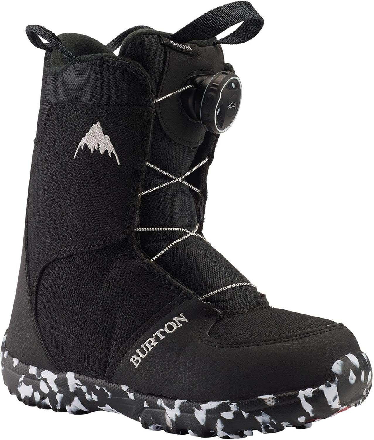 Burton Grom BOA Snowboard Boots | Easy Lacing for Kids Sz 3K