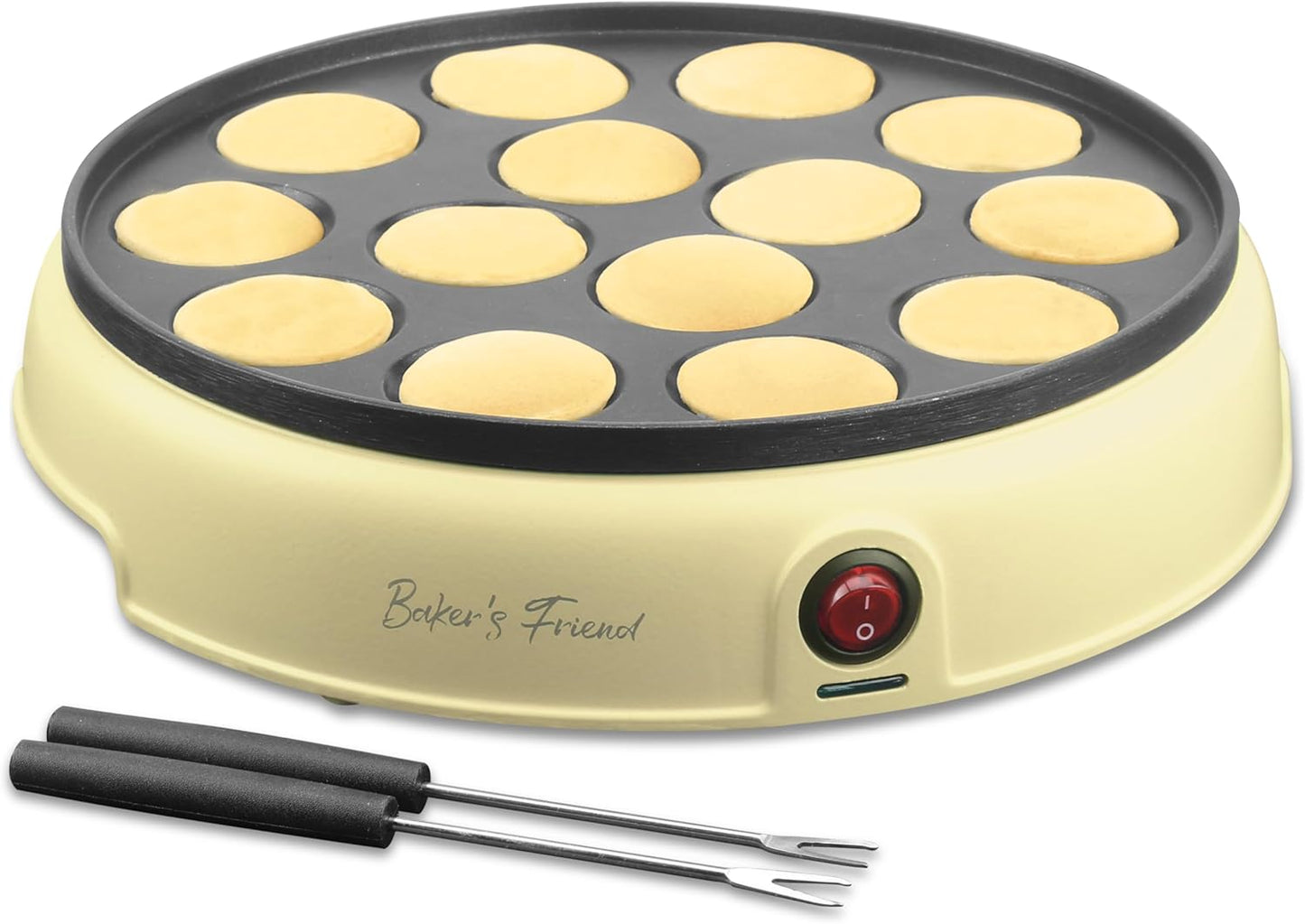Mini Pancakes Maker Machine for Delicious Dutch Poffertjes Fun