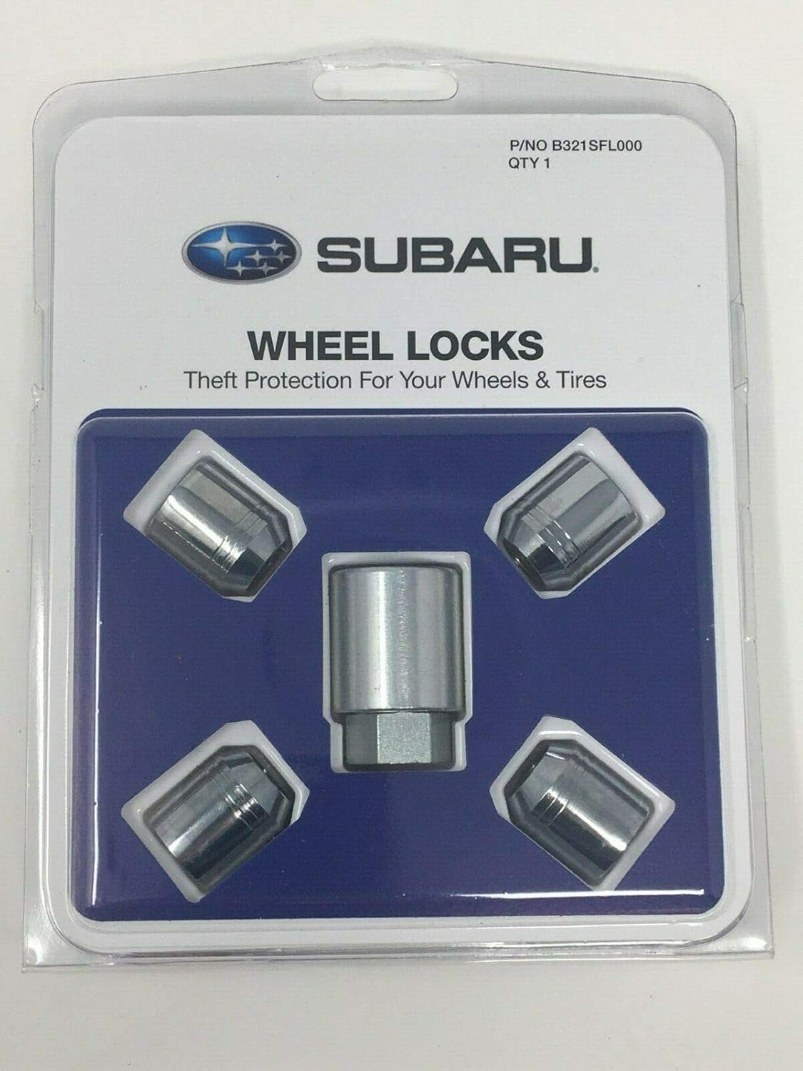 Subaru Alloy Wheel Lock Lug Nuts Set for 2009-2025 Models