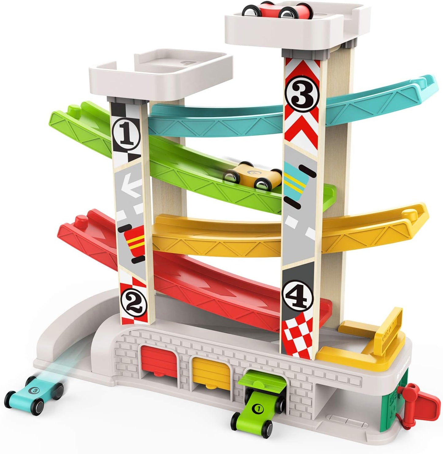 Top Bright Toddler Car Ramp Toy Set - 35 characters