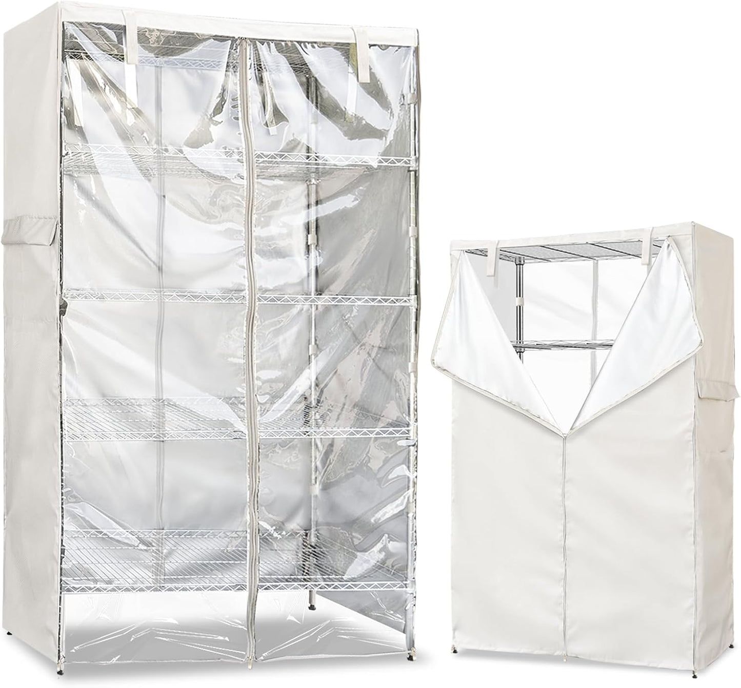 Heavy Duty 600D Waterproof Wire Rack Covers for Storage