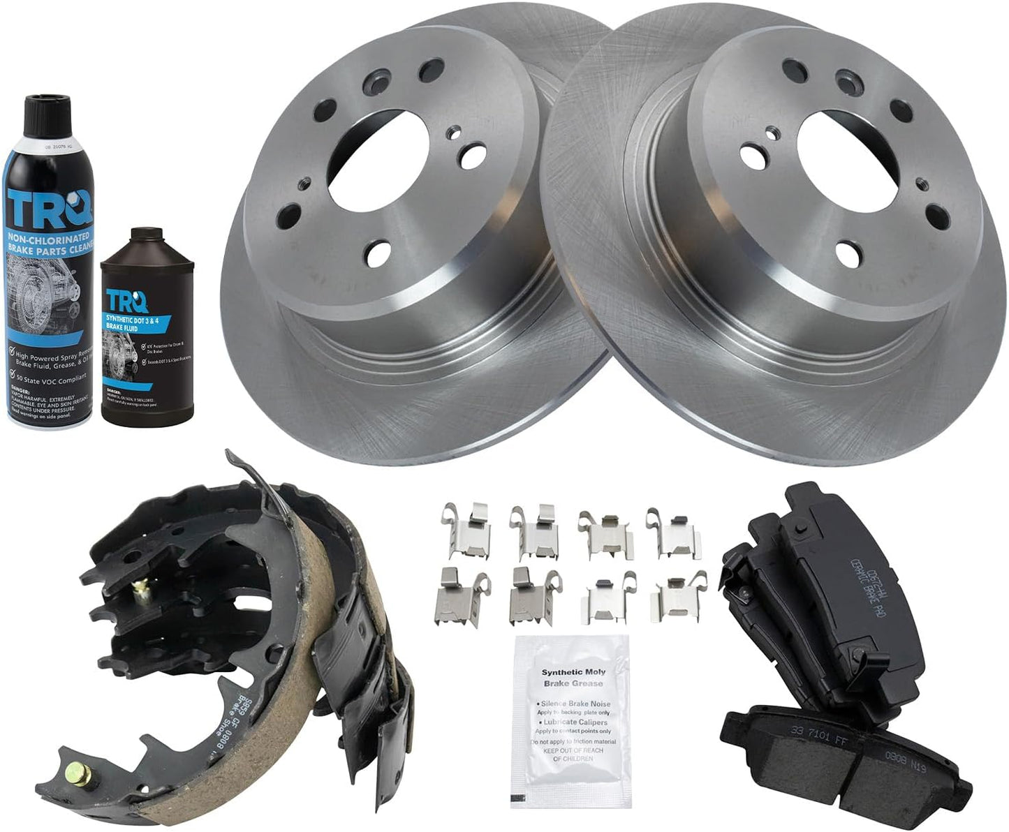 Complete Rear Brake Pad & Rotor Kit for 1998-1999 Toyota Avalon