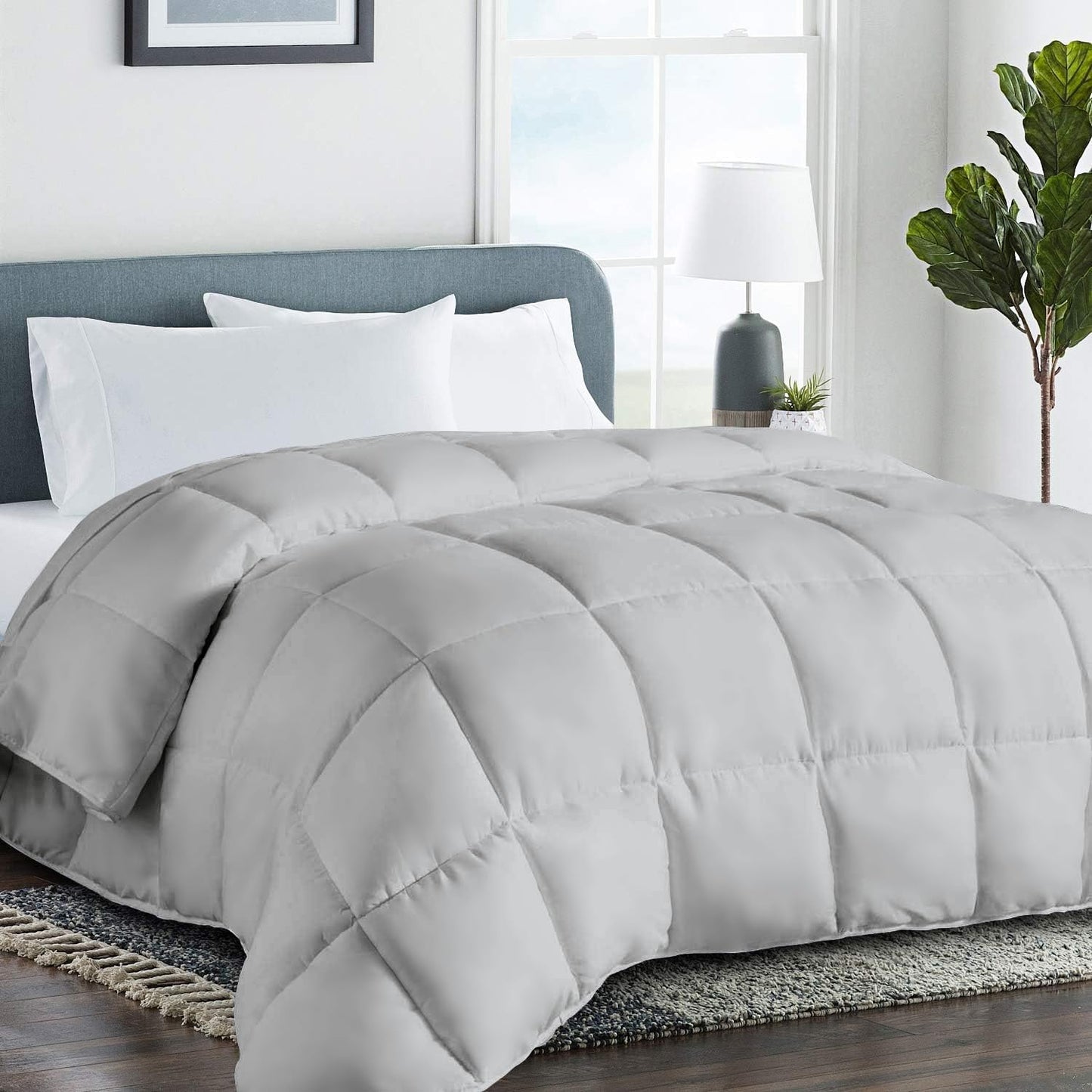 COHOME Quilted King Size Comforter - Luxury All-Season Duvet