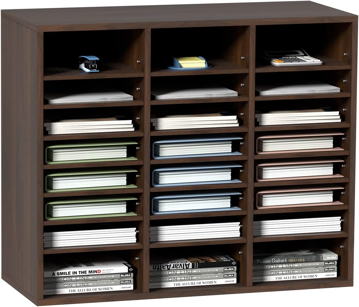VEVOR Literature Organizers: 24 Compartments for Office Use