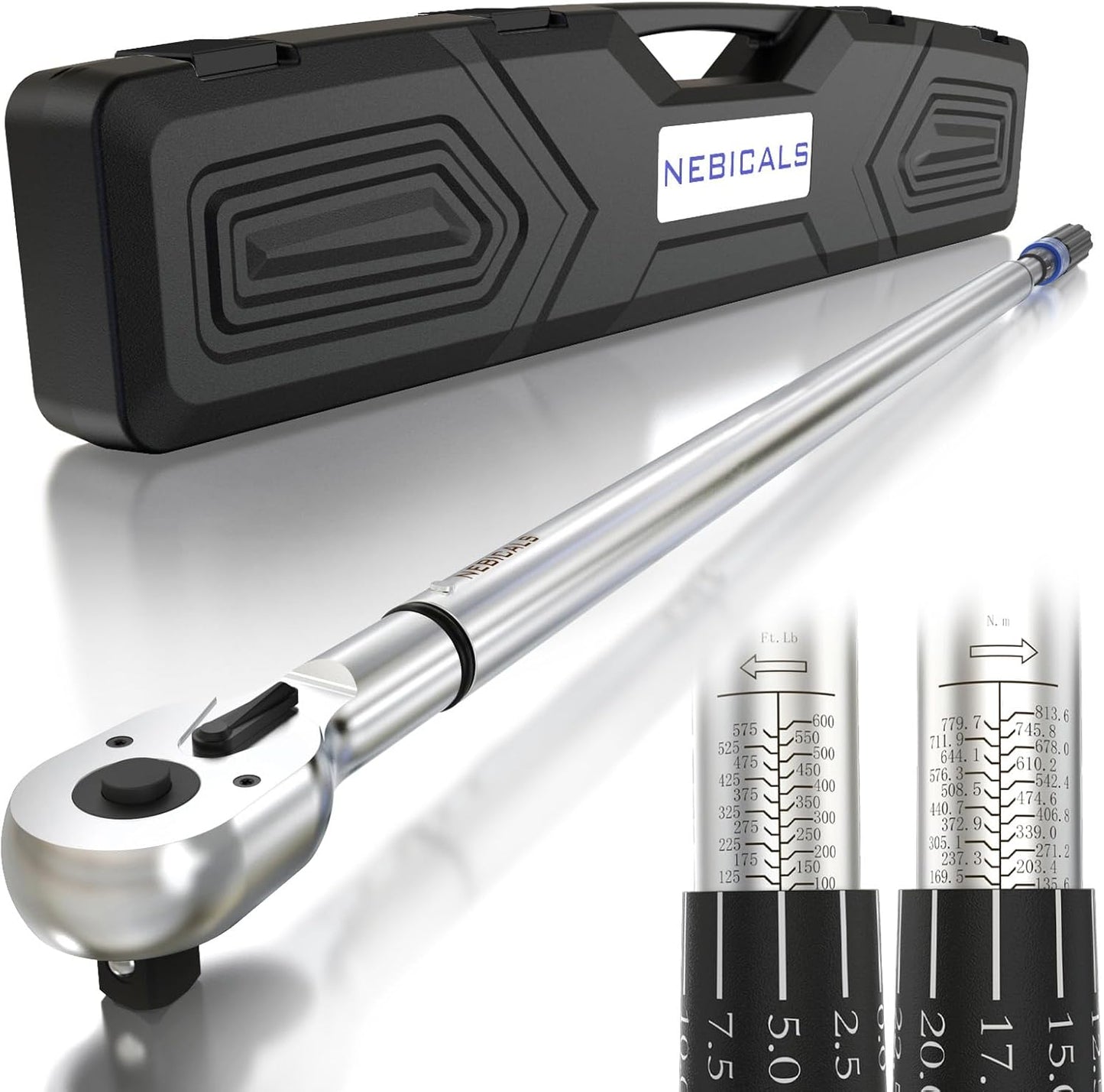 3/4 Inch Drive Torque Wrench for Heavy-Duty Applications