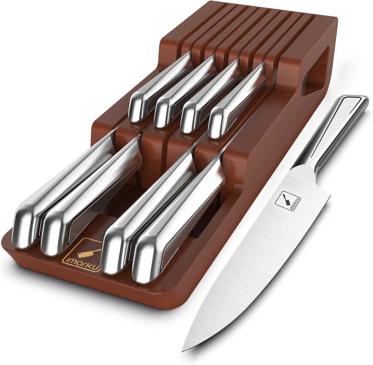 imarku Knife Set - 10 PCS Japanese Stainless Steel Kitchen Knives