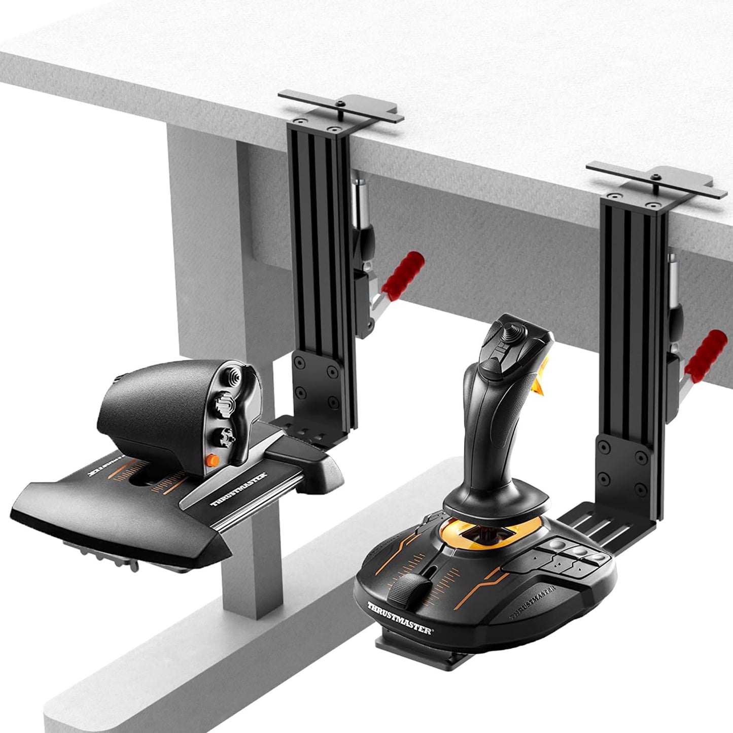2 Pack Desk Mount Hotas Mount for Logitech and Thrustmaster Joysticks