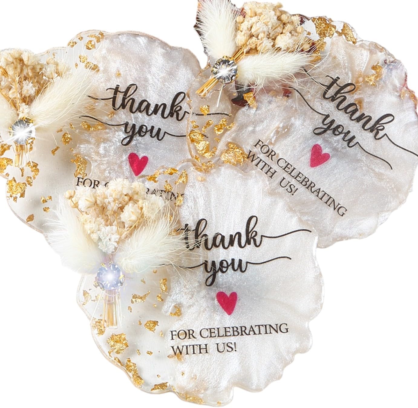 40 Resin-Floral Wedding Favors for Guests and Special Occasions