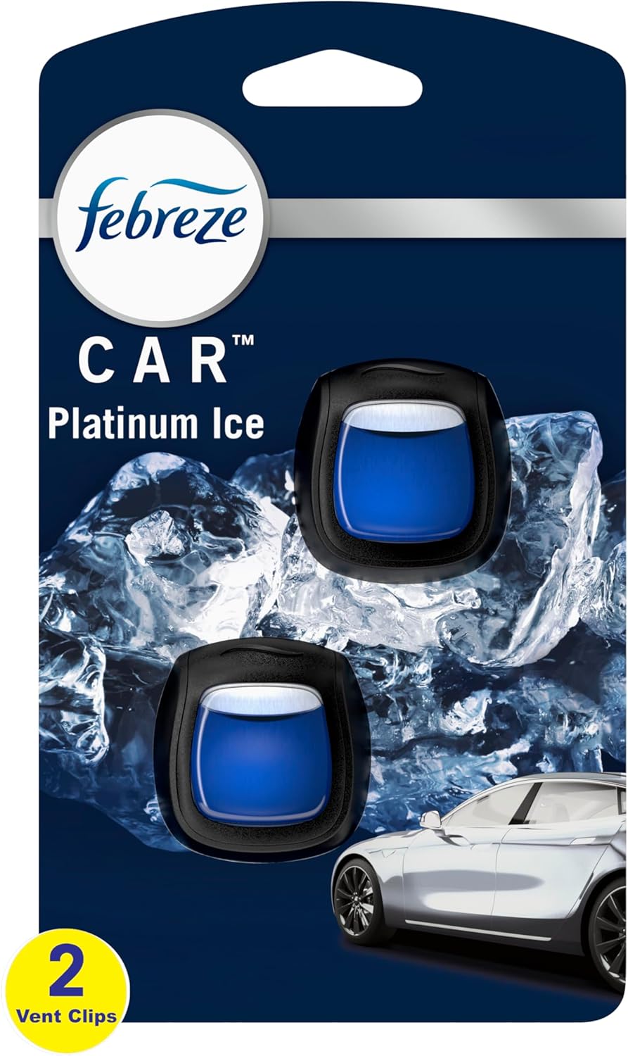 Febreze Platinum Ice Scent Vent Clips - Freshens for Days!