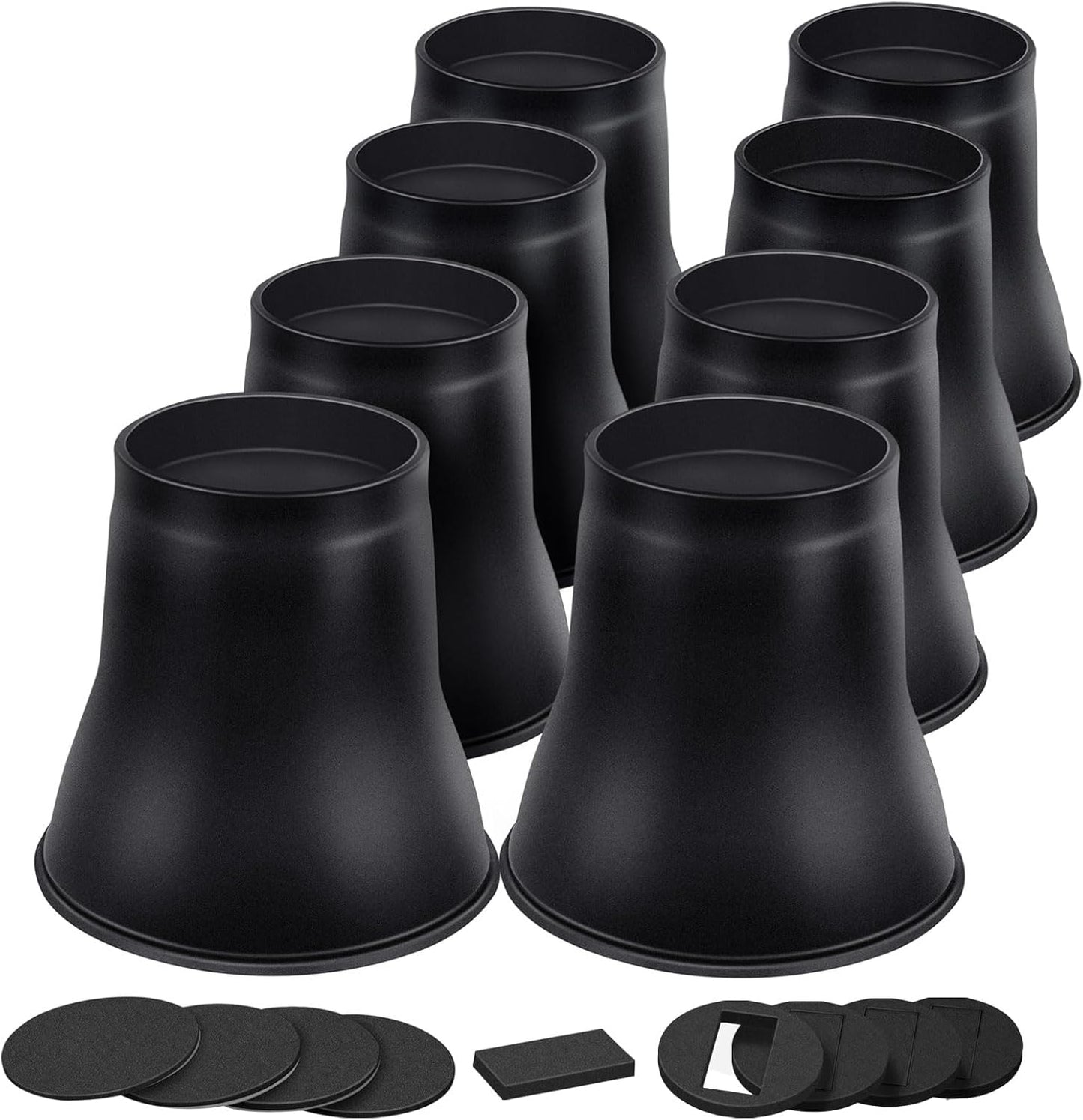 Heavy Duty Bed Risers 6 Inch for Furniture with Stability