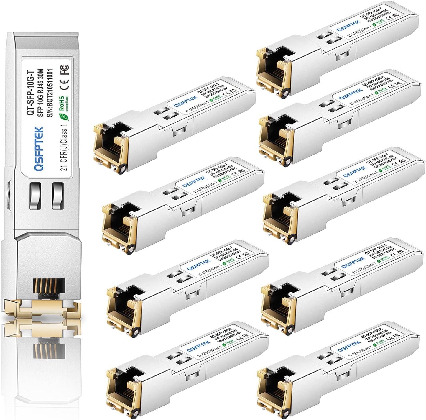 10GBASE-T SFP+ to RJ45 Copper Module for High-Speed Networking