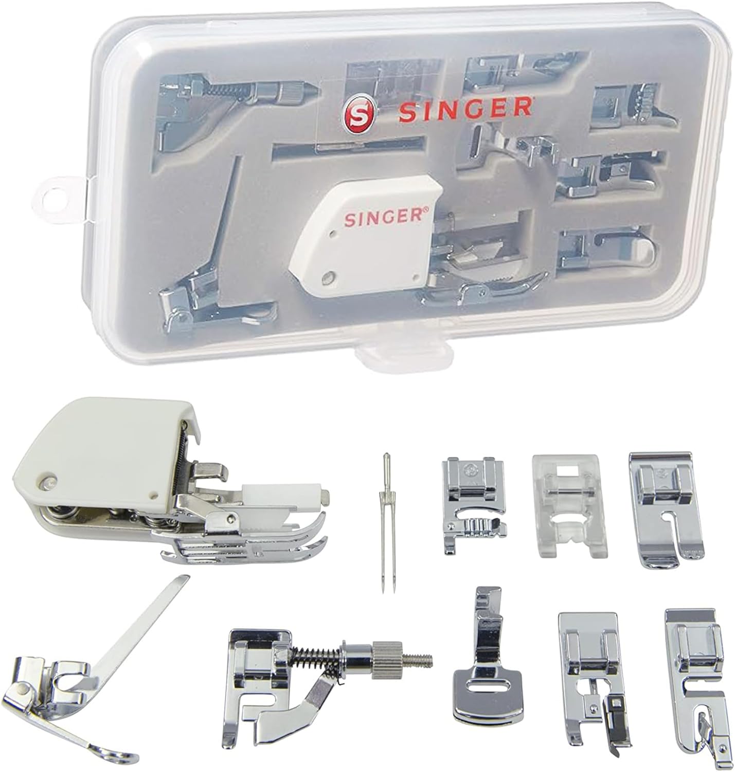 SINGER 9 Presser Feet Sewing Machine Accessory Kit for Quilting