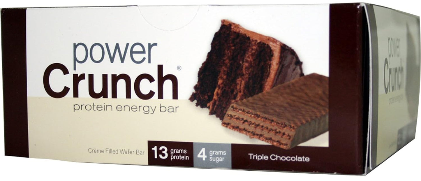 Triple Chocolate Protein Energy Bars x12 for Power Boost!