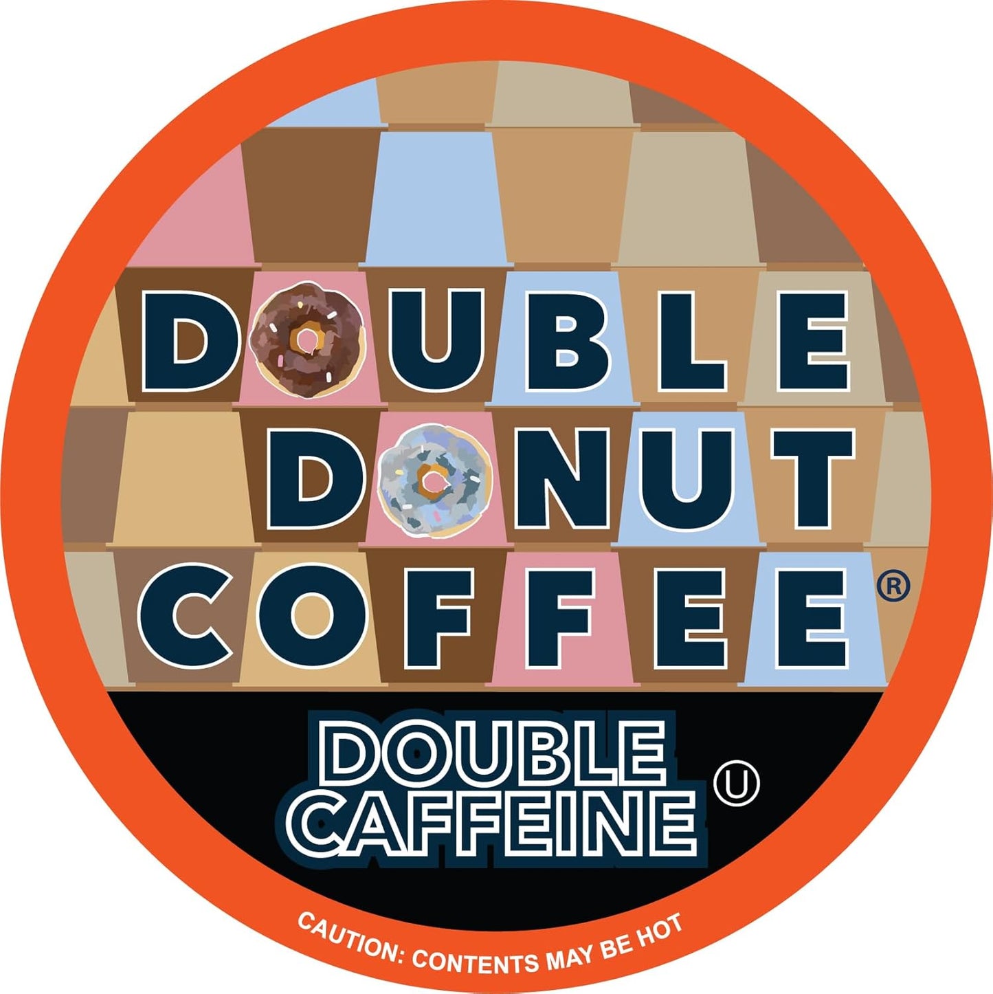 Double Donut High Caffeine Coffee Pods for Keurig Machines