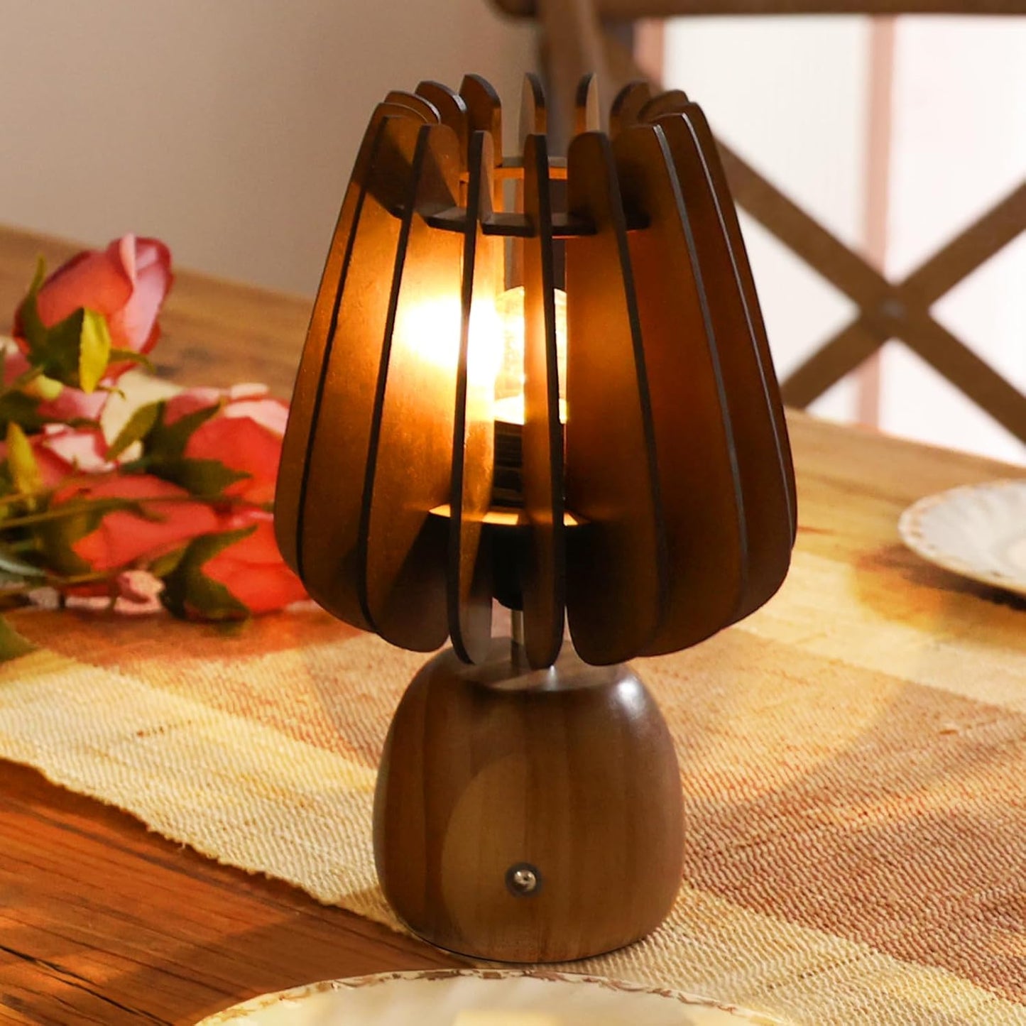 Rechargeable Table Lamp Cordless with Touch Dimmer Switch