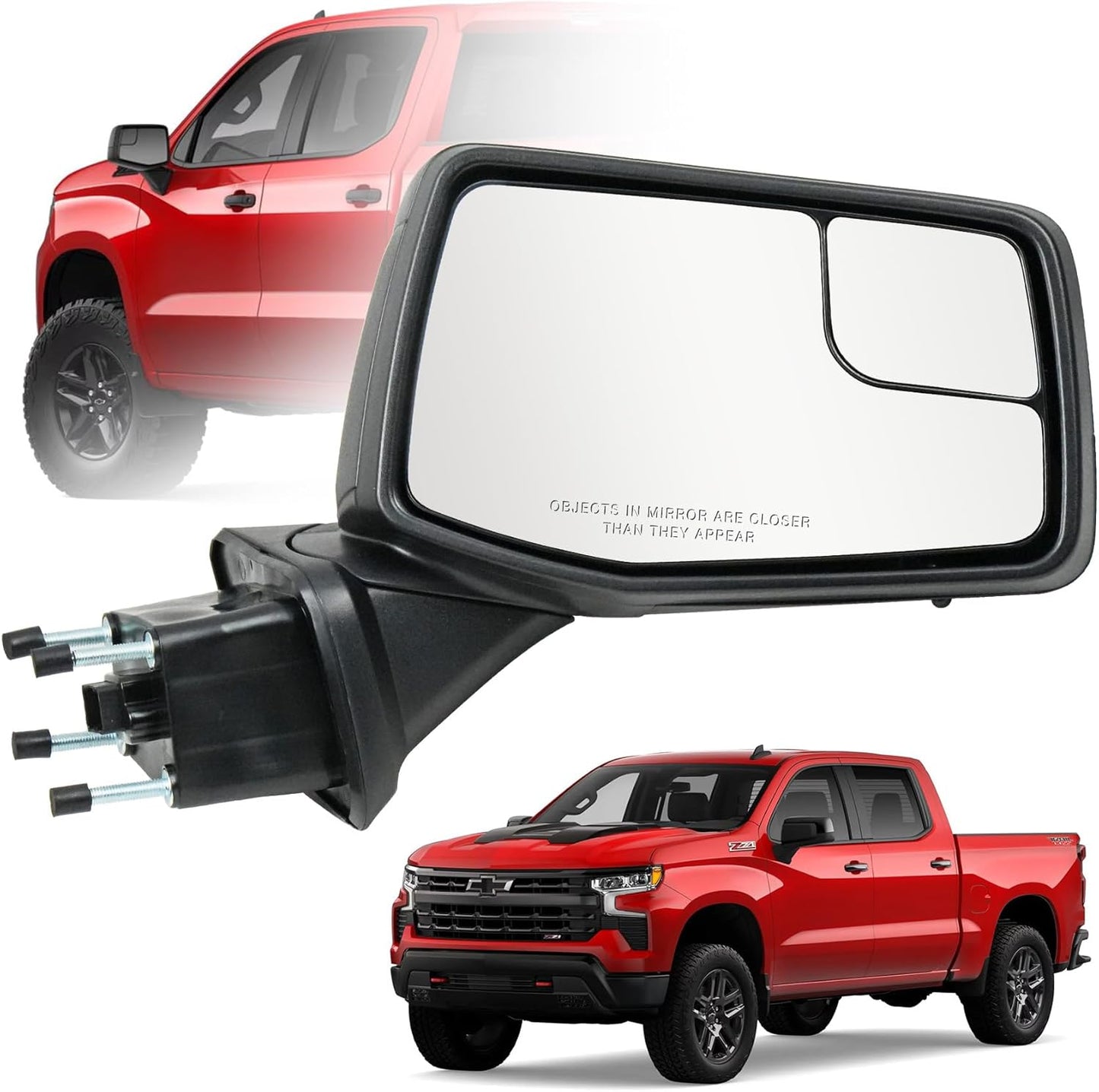 Passenger Right Side Door Mirror for 2019-2024 Chevy Silverado