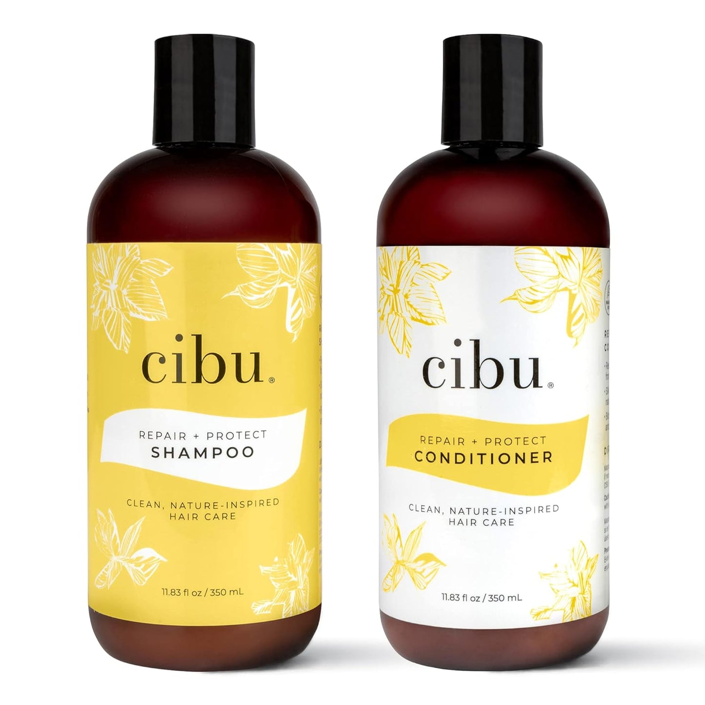 Cibu Repair + Protect Shampoo and Conditioner Set for Healthy Hair