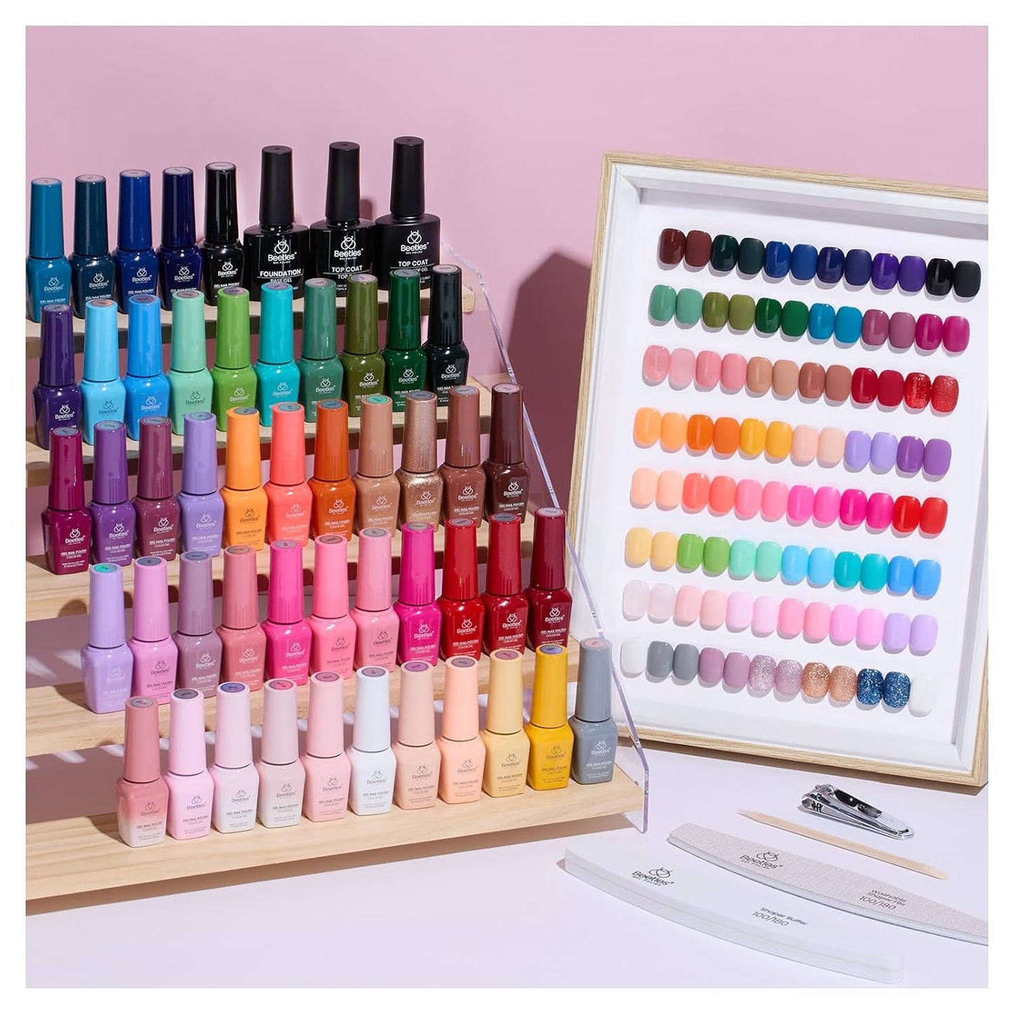 Beetles Gel Nail Polish Set - 48 Colors for Stunning Manicures