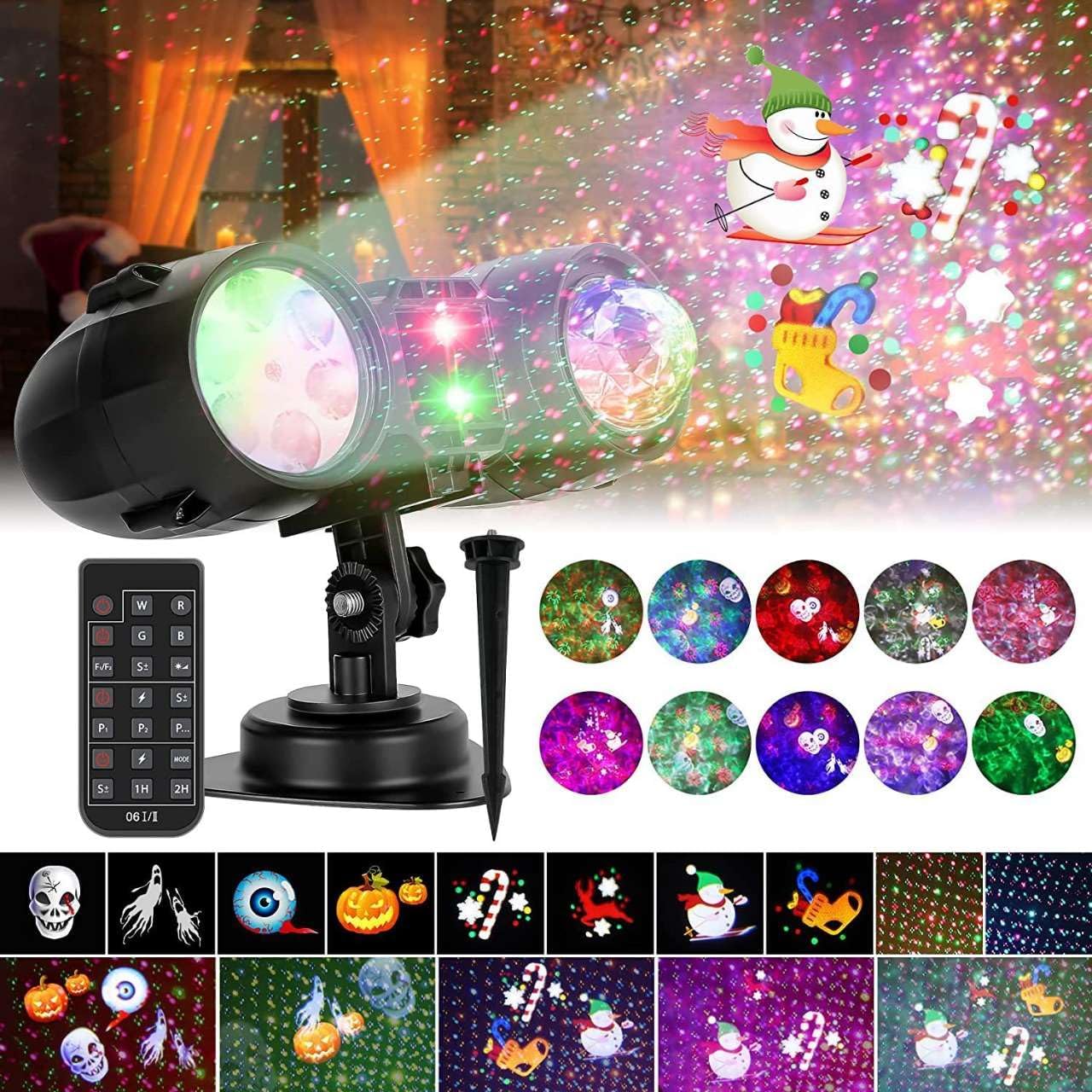 Staryou 3-IN-1 Holiday Star Projector