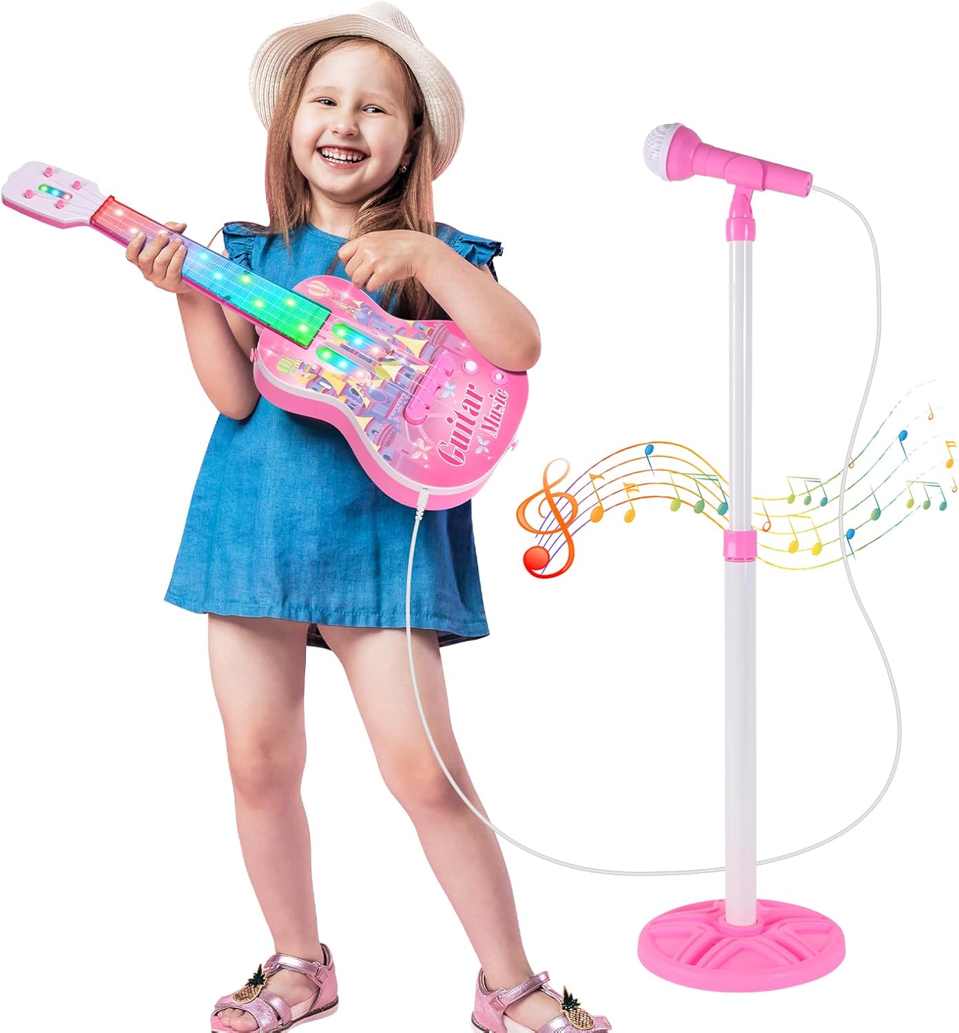 Coherny Kids Guitar & Microphone Set: Music Fun On-the-Go!