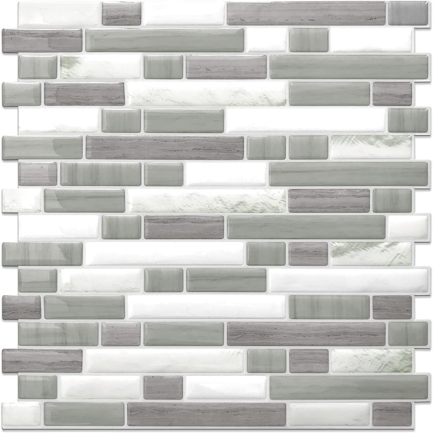 Thicker Design Peel and Stick Tile Backsplash for Kitchen