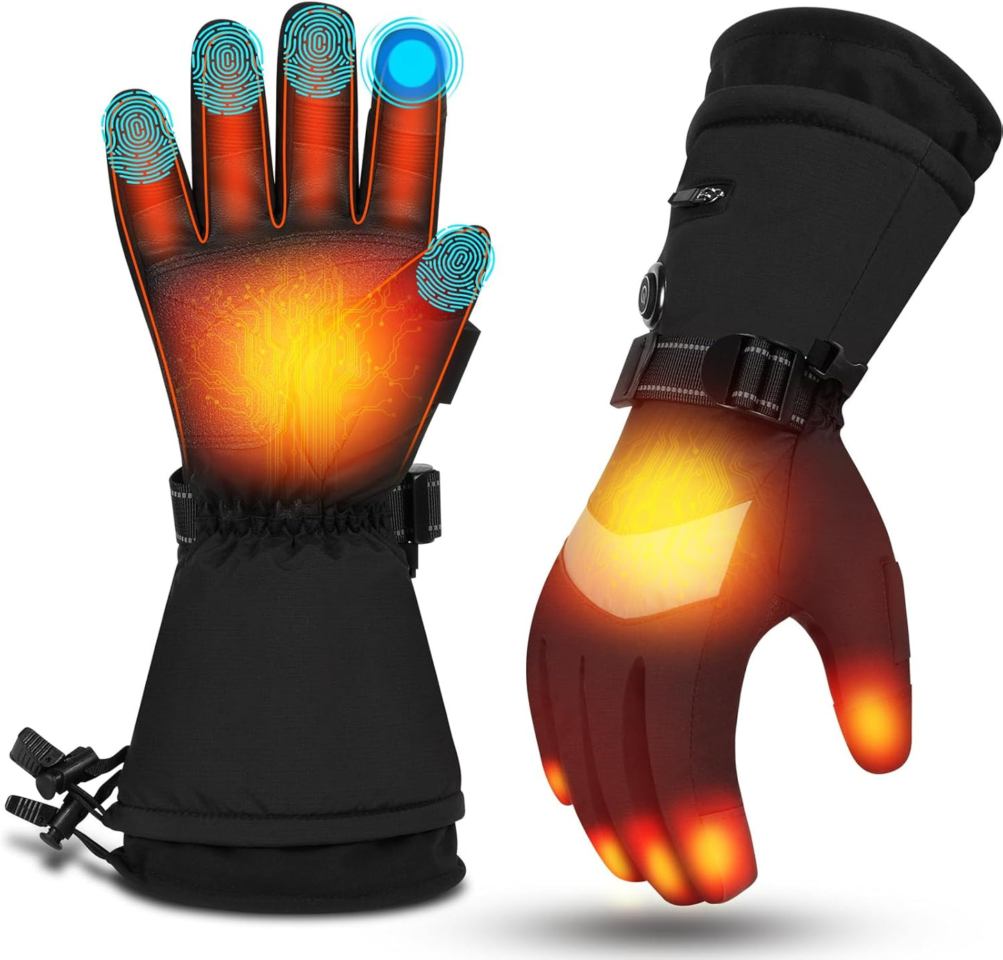 MADETEC Heated Gloves: Full Touchscreen, Waterproof & Rechargeable