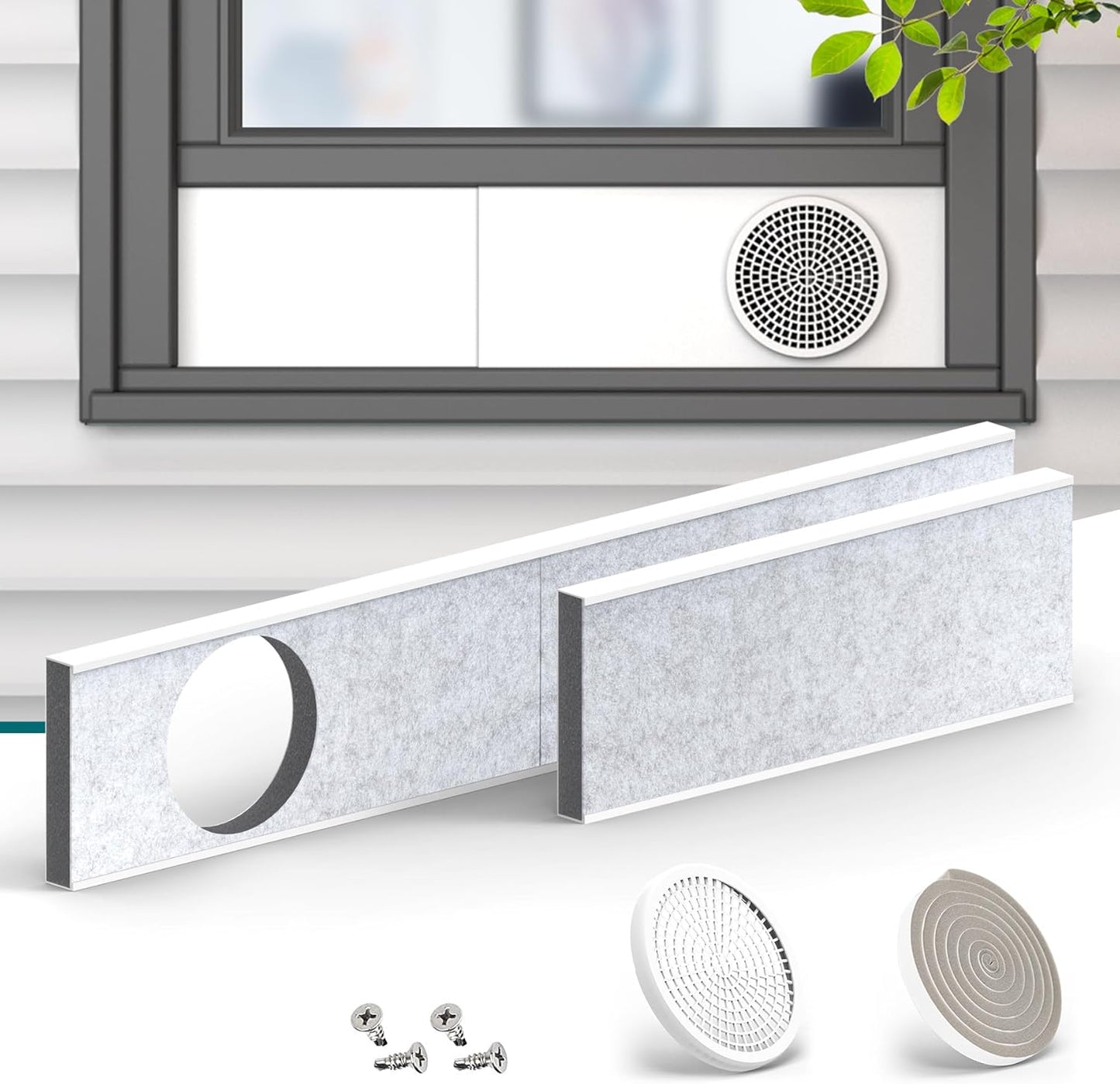 Daisypower Portable AC Window Kit - Insulated & Adjustable