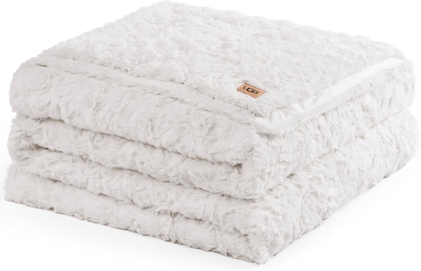UGG Faux Fur Full/Queen Blanket for Cozy Luxury Bedding