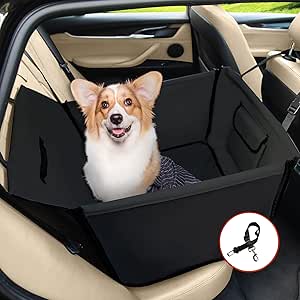 Winbate Dog Car Seat for Small and Medium Dogs, Waterproof