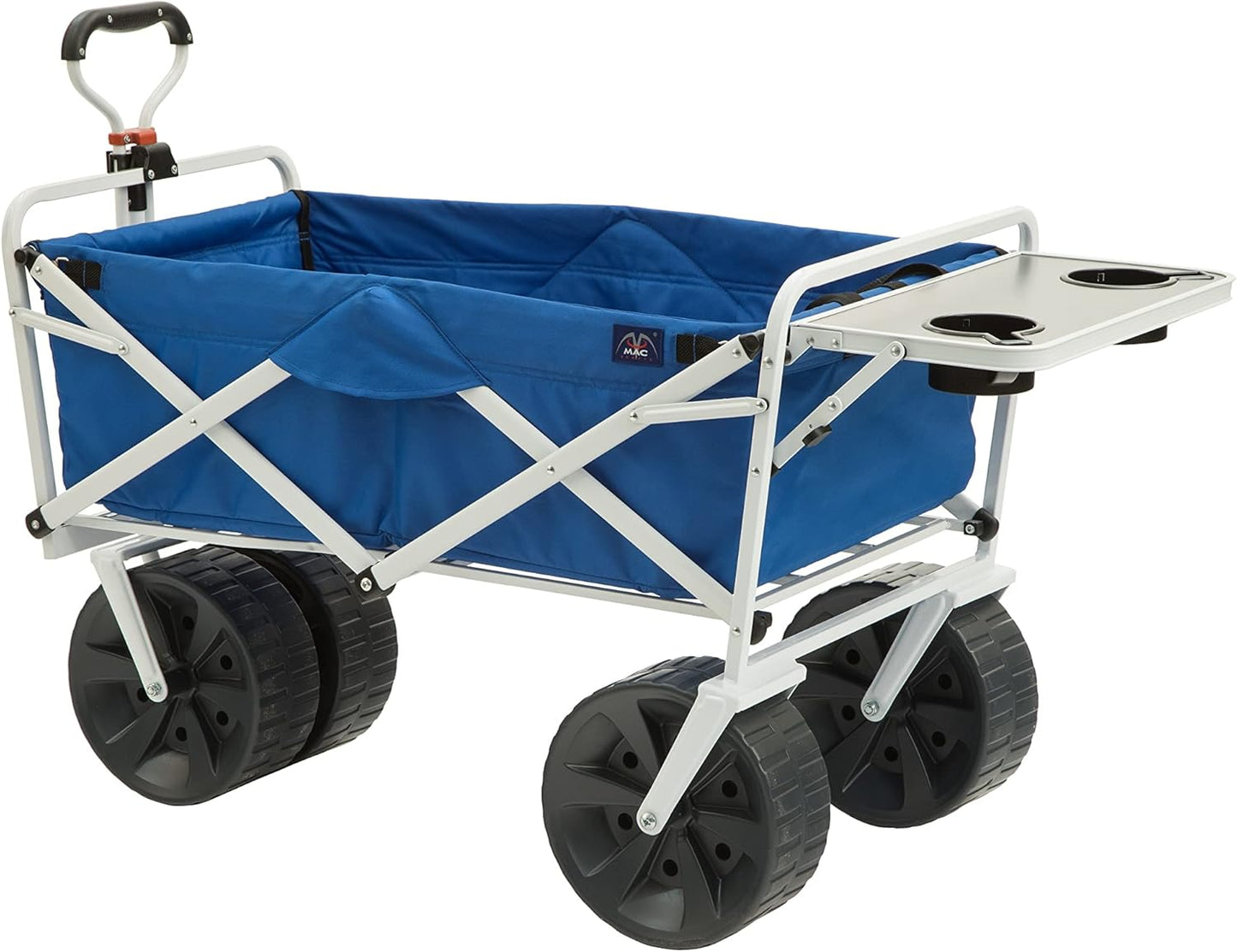 MacSports All Terrain Beach Wagon with Side Table for Outdoor Fun