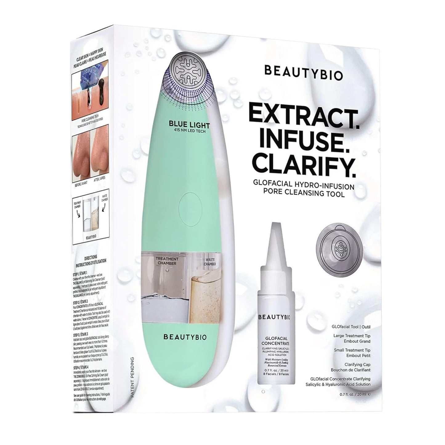 BeautyBio GLOfacial Hydro-Infusion Deep Pore Cleansing Set