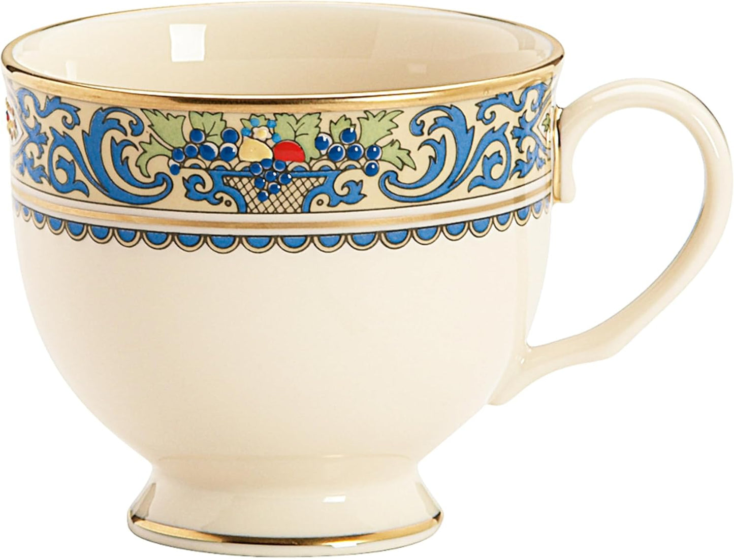 Lenox Autumn Teacup - Elegant Ivory Bone China Design